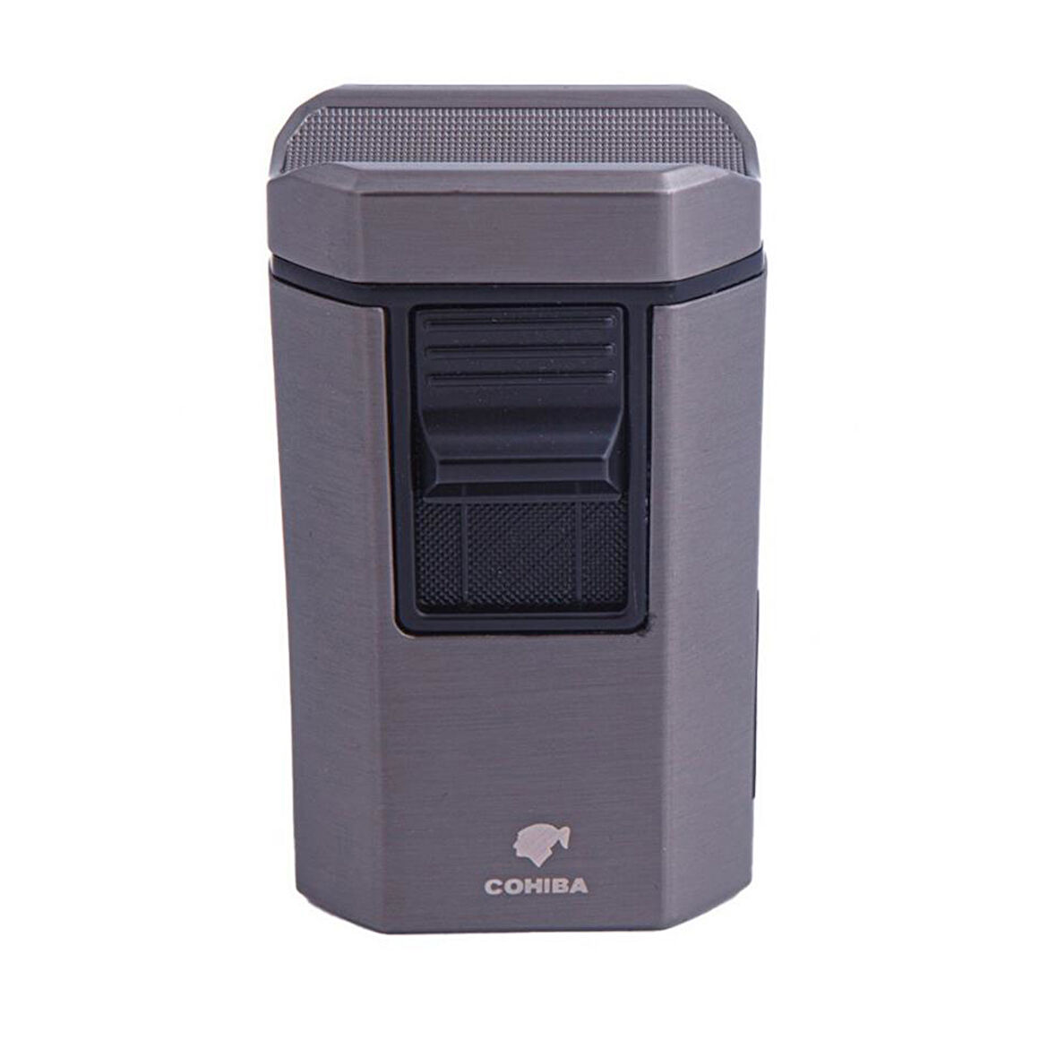 Cohiba CCM0613 4 Jet Torch Masa Tipi Puro Çakmağı Gri
