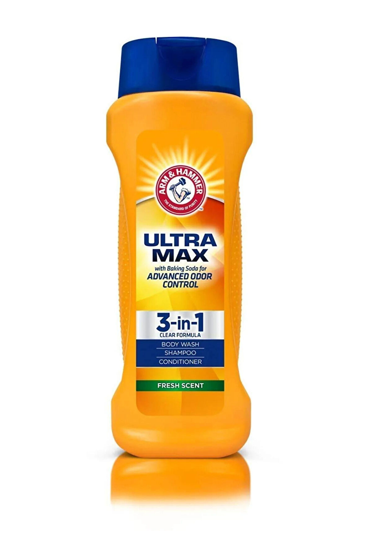 Arm & Hammer Ultra Max 3 in 1 Body Wash Shampoo Conditioner Fresh Scent (Şampuan Saç Kremi Vücut Yıkama ) 665ml