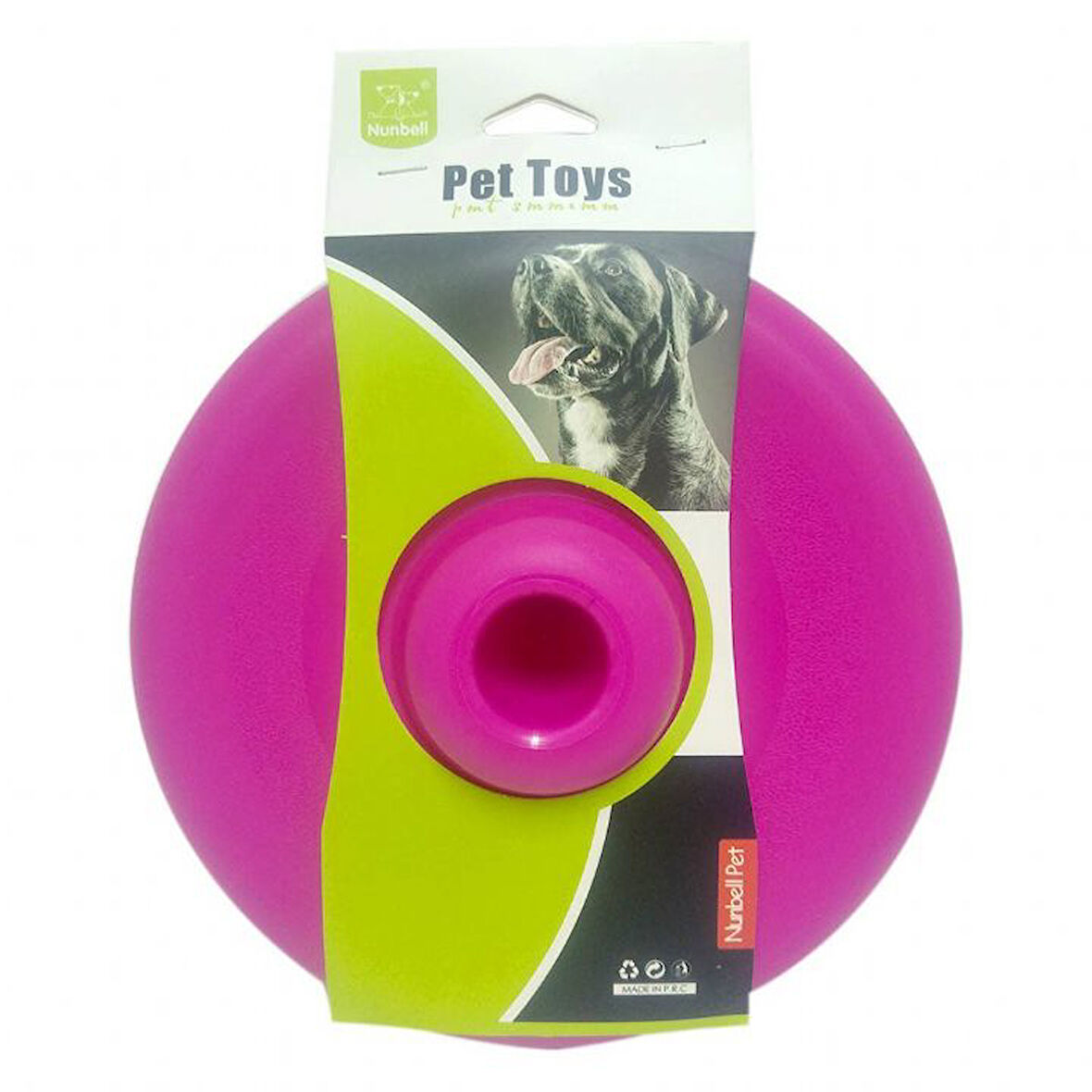 Nunbell Köpekler için Plastik Frizbi Pembe 22 cm