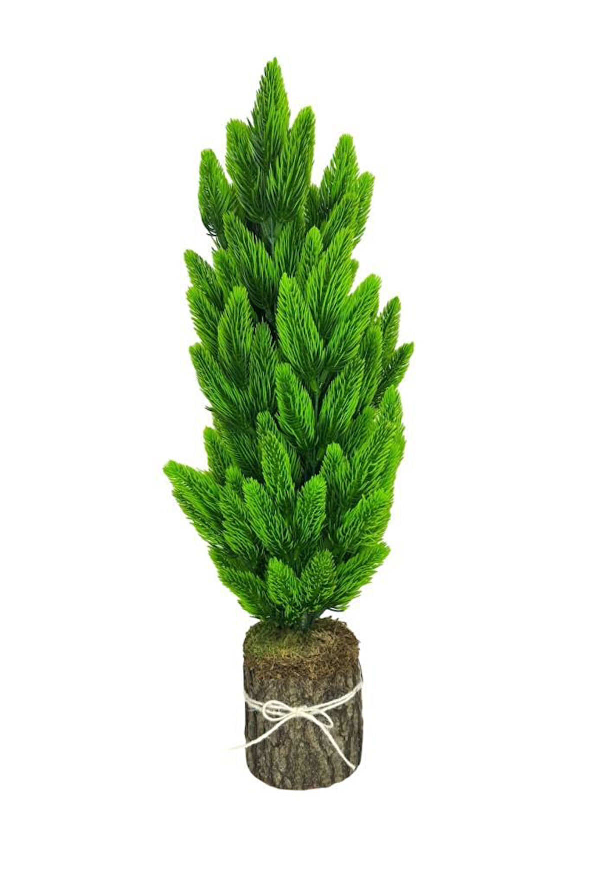 Yapay Çiçek Kütük Saksıda Çam Ağacı 50cm