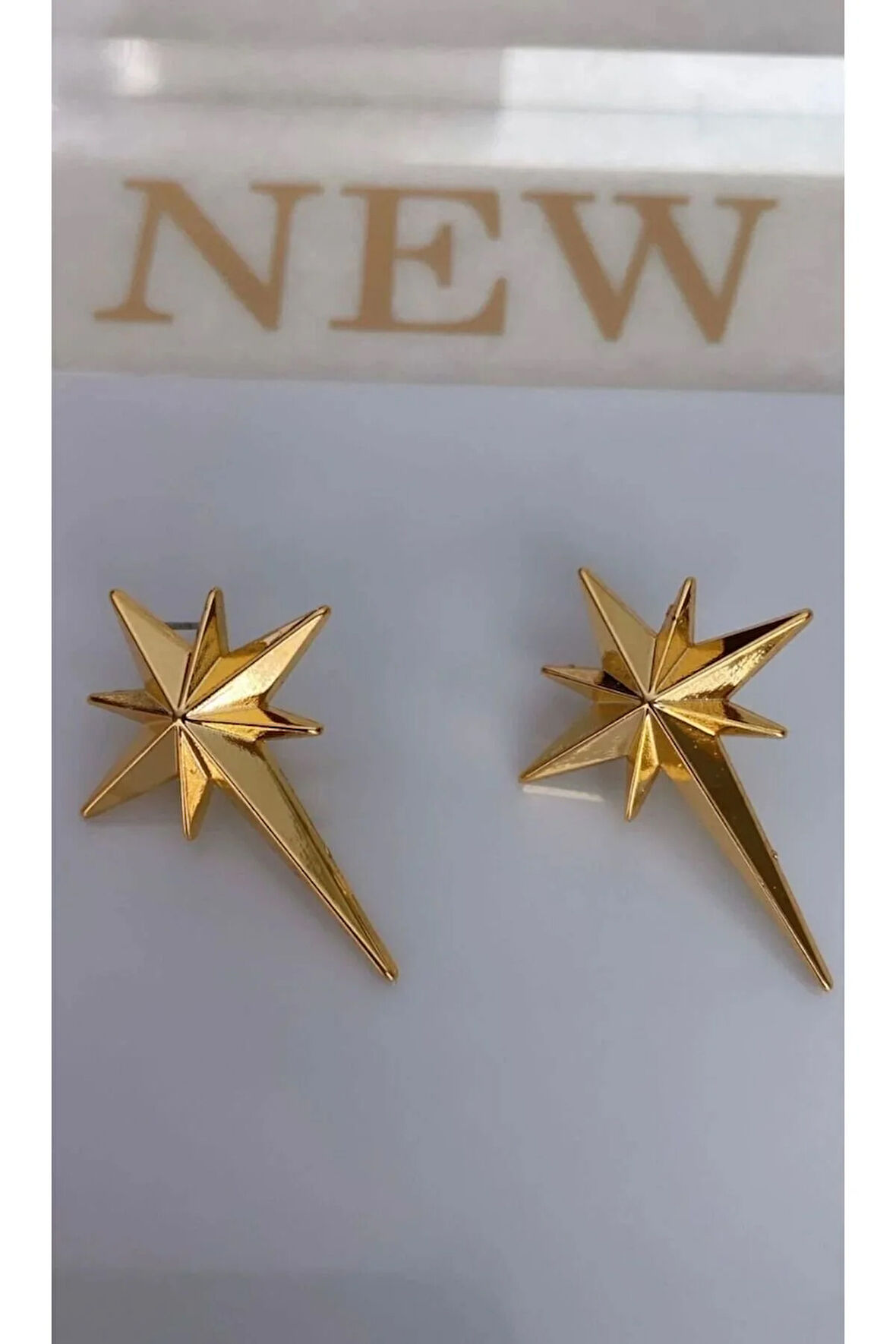 Kuzey Yıldızı Gold Küpe