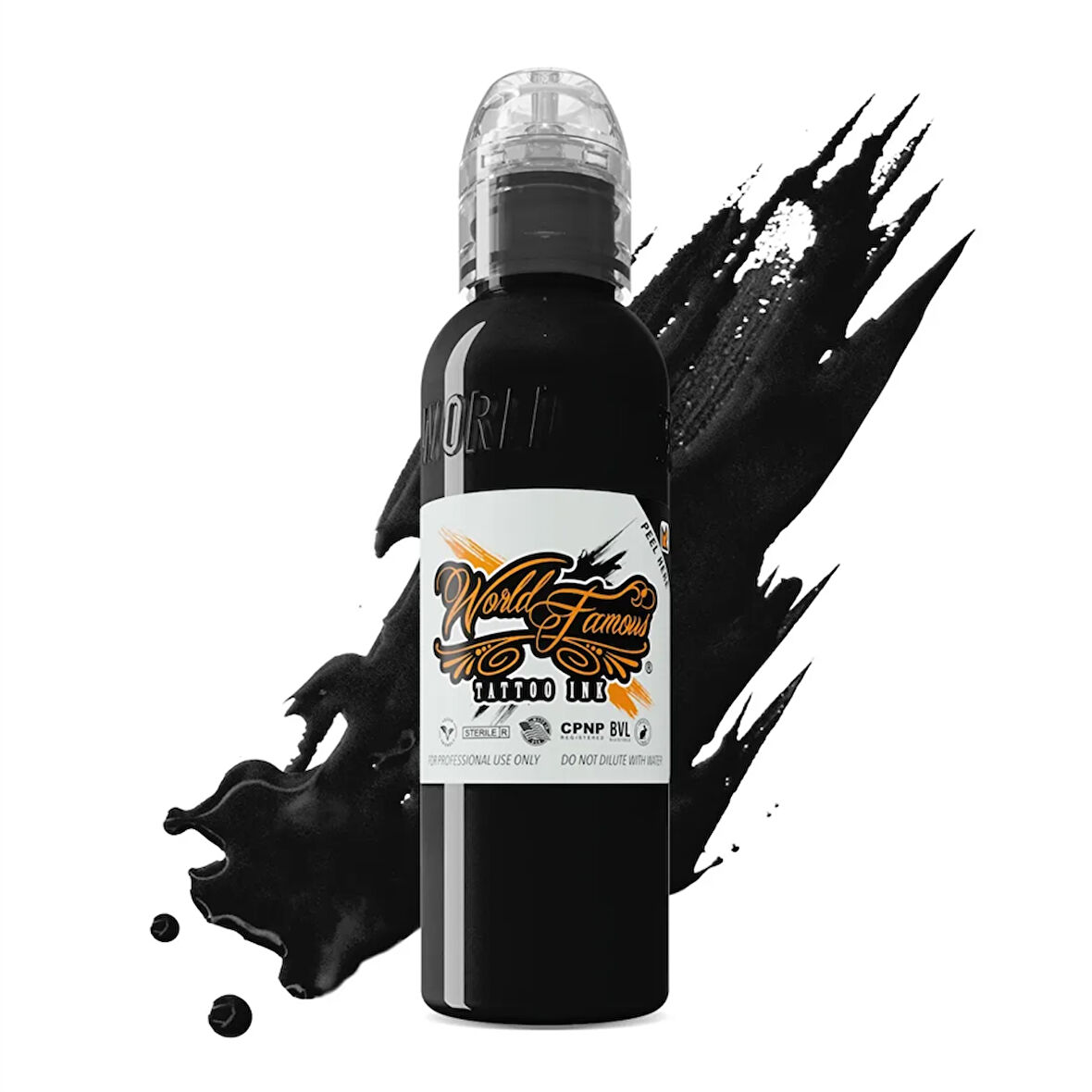Silvano Fiato Extreme Black - World Famous Ink Dövme Boyası - 4oz/120ml
