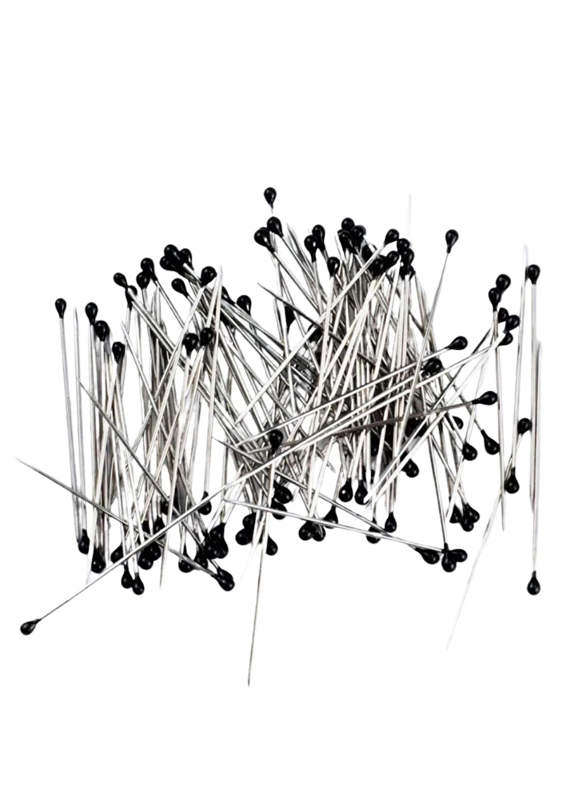 Minelli İğne Kutulu Siyah Başlı 100'lü