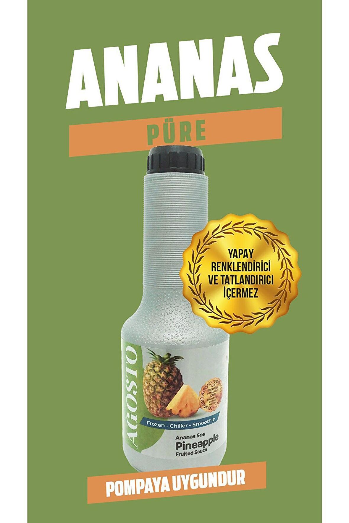 ANANAS 1 KG MEYVE PÜRESİ