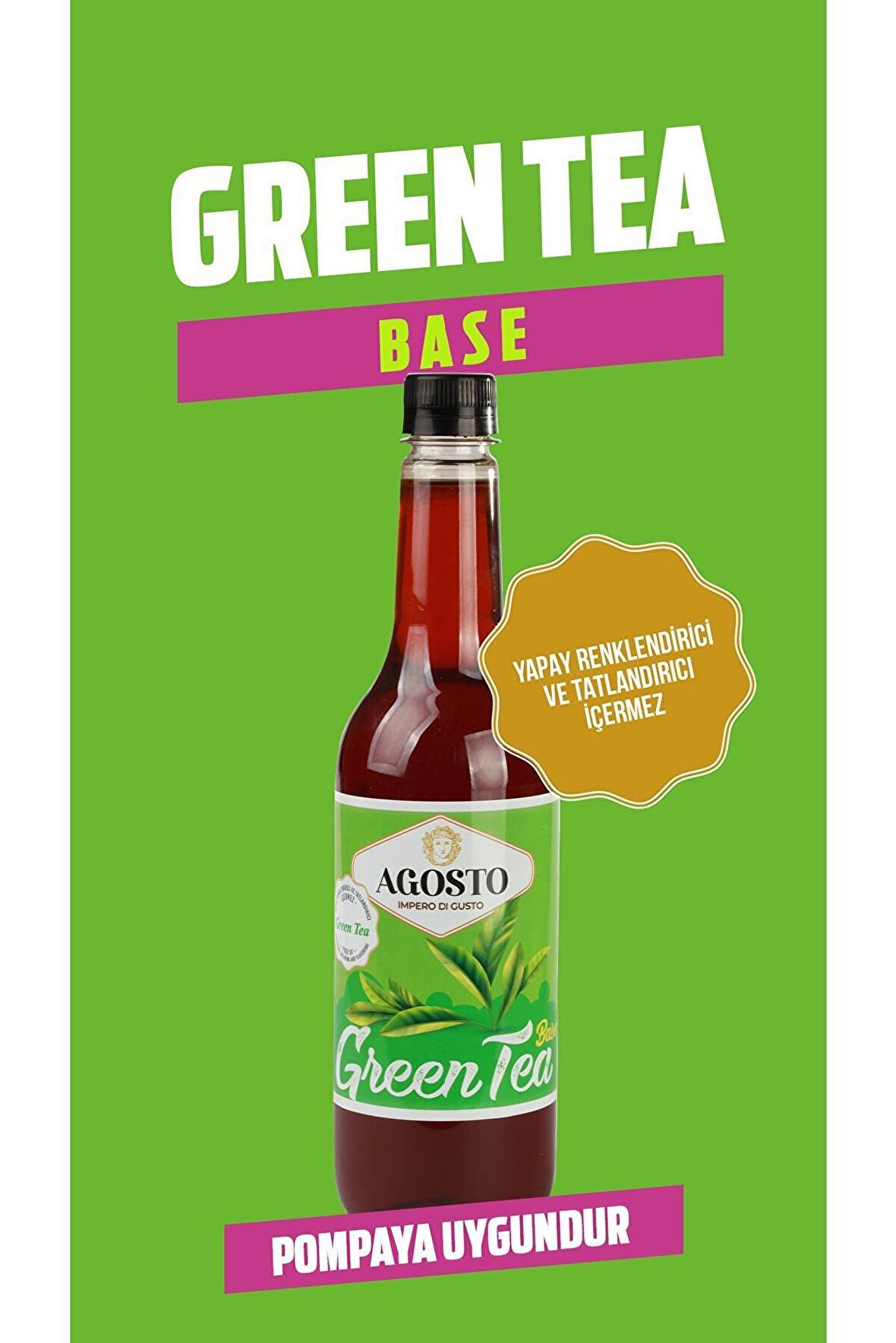 AGOSTO GREEN TEA 700 ML BAZ