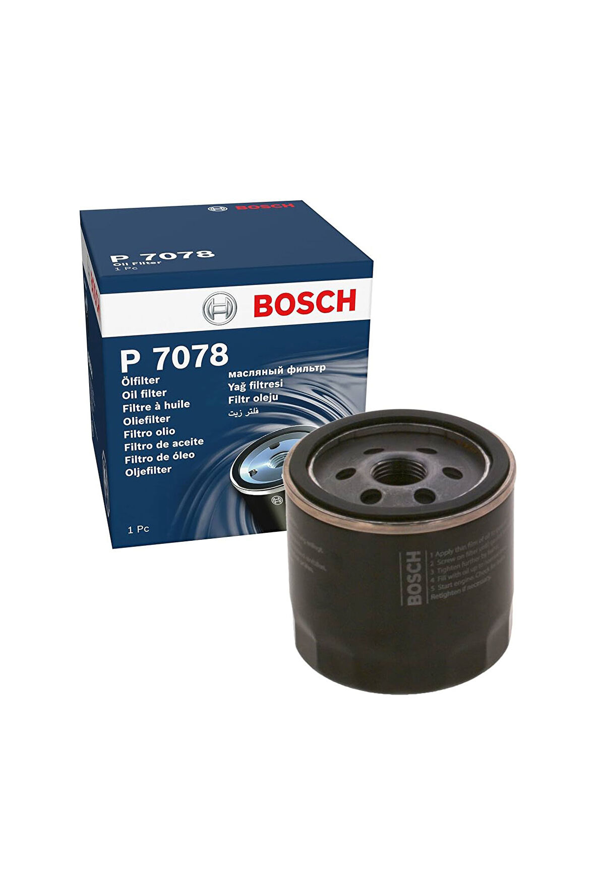 Ford Focus 2 1.6 Benzinli Yağ Filtresi 2005-2011 Bosch