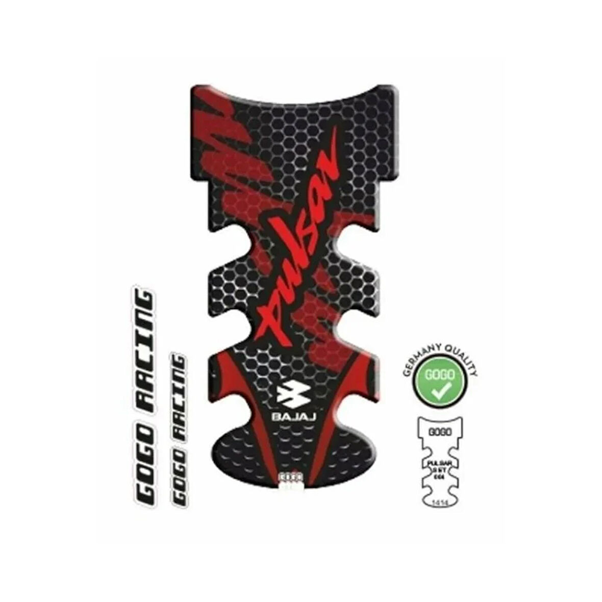 Gogo Tank Pad 004 Bajaj Pulsar 2014-2024