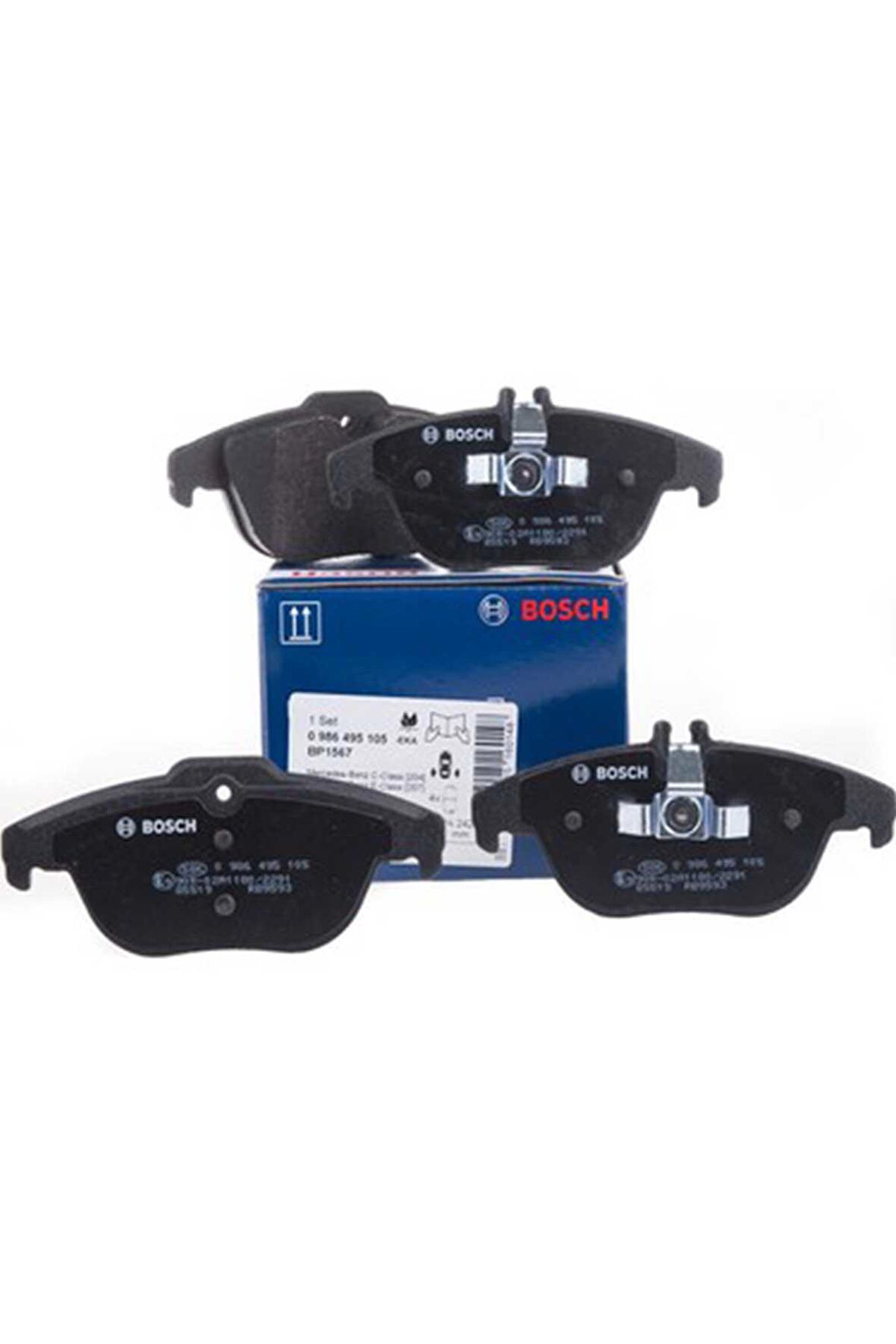 Ford Fiesta Fusion Ön Fren Balatası  Abs'li 1996-2008 Bosch