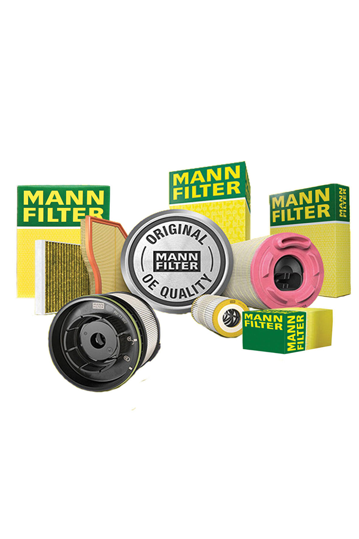 VW Crafter 2.0 TDI Dizel MANN Filtre Bakım Seti 2011-2016 Hava+Yağ Filtresi