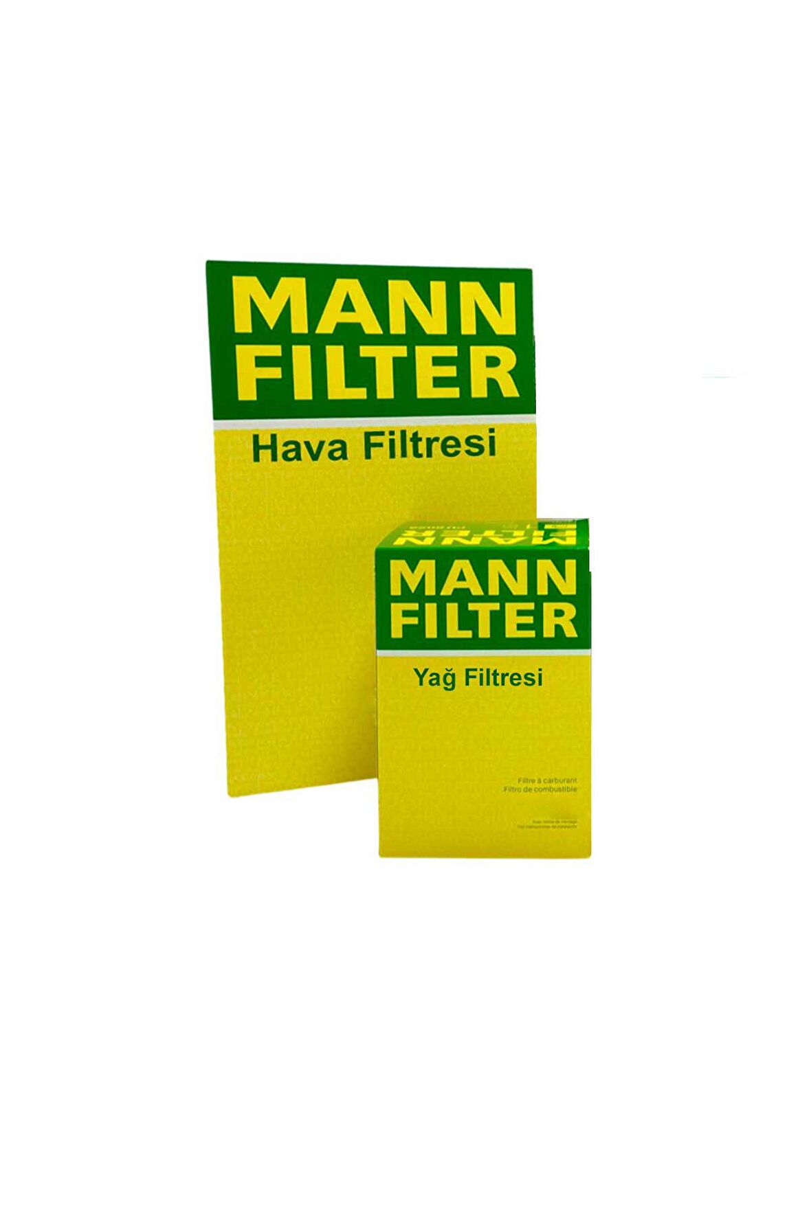 VW Transporter T4 1.9 TD MANN Filtre Bakım Seti 1997-2002 Hava+Yağ Filtresi