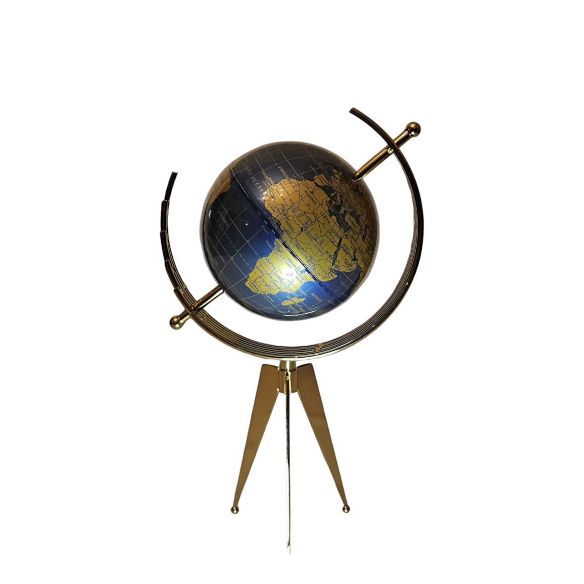 Çevirilebilir Gold Detaylı Dekoratif Dünya