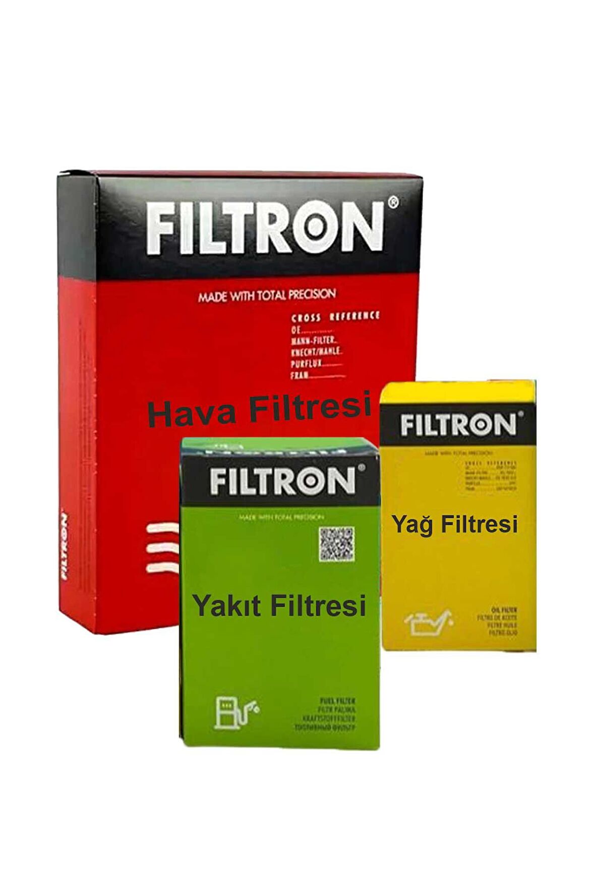 VW Transporter T4 2.5 TDI Mann Filtron Filtre Bakım Seti 1997-2002 Hava+Yağ+Yakıt Filtresi