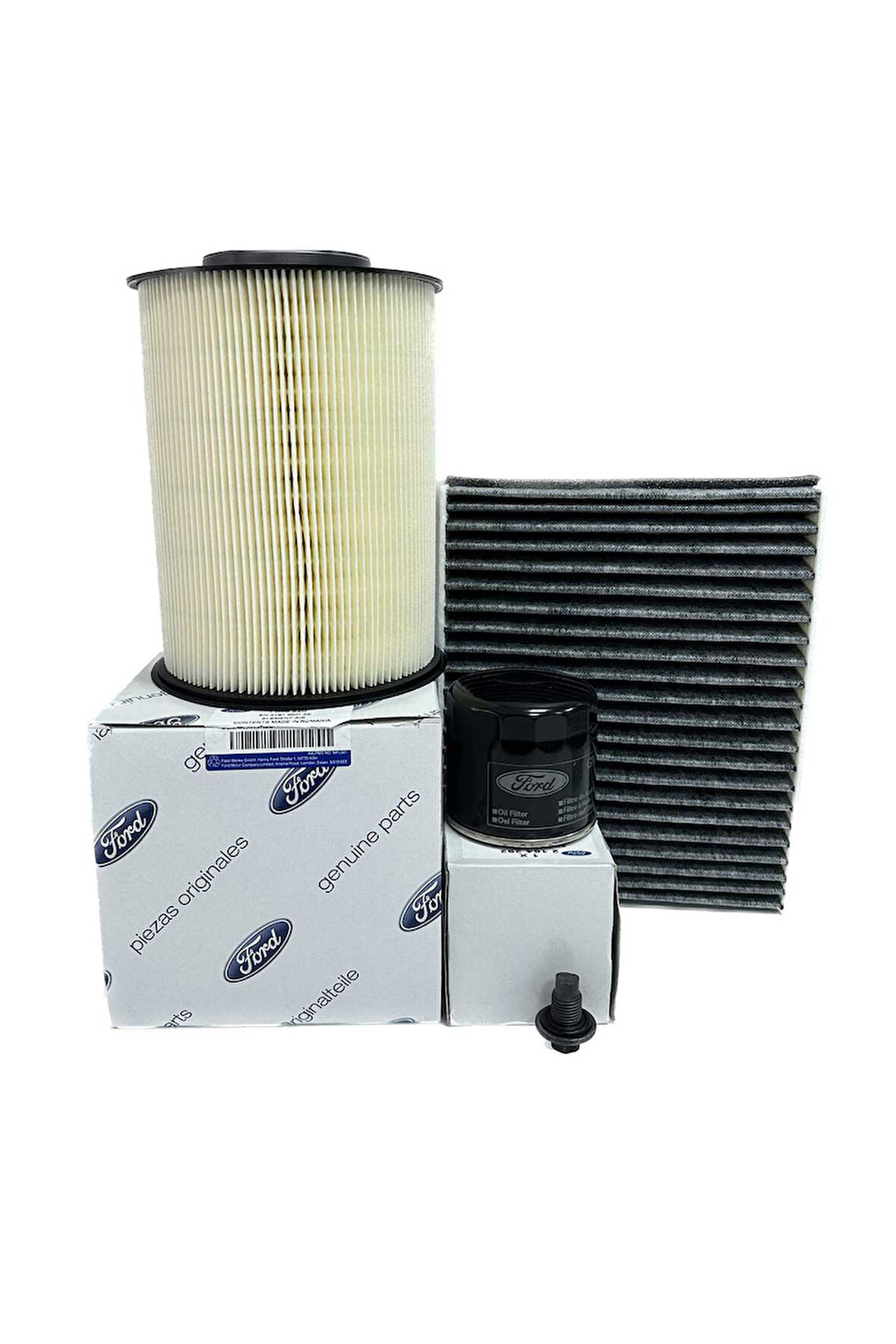 Ford Focus 3 1.6 Benzinli Filtre Bakım Seti 2011-2018 Hava+Yağ+Karbonlu Polen Filtresi