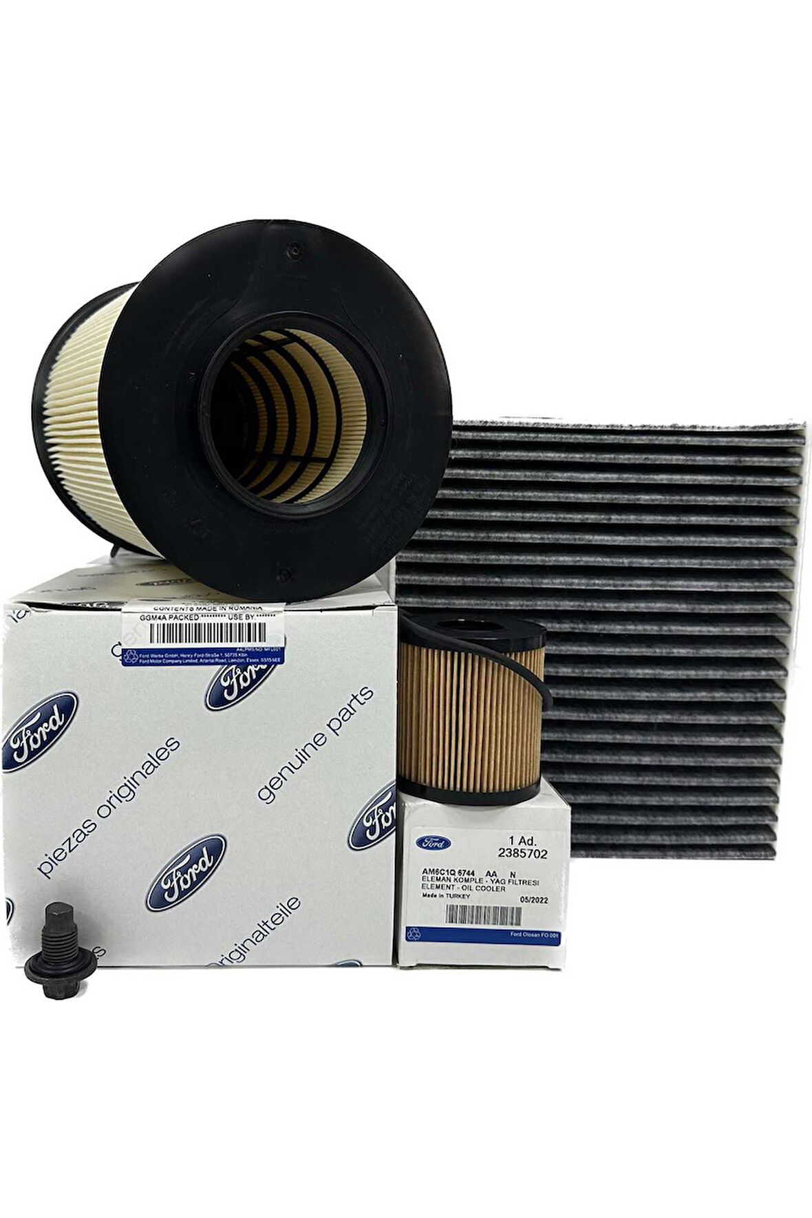 Ford Kuga 2.0 TDCi Dizel Filtre Bakım Seti 2008-2012 Hava+Yağ+Karbonlu Polen Filtresi