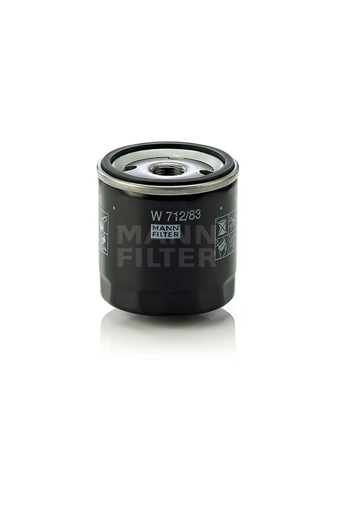 Toyota Hilux 2.4 Dizel Yağ Filtresi 2015-2022 Mann Filter