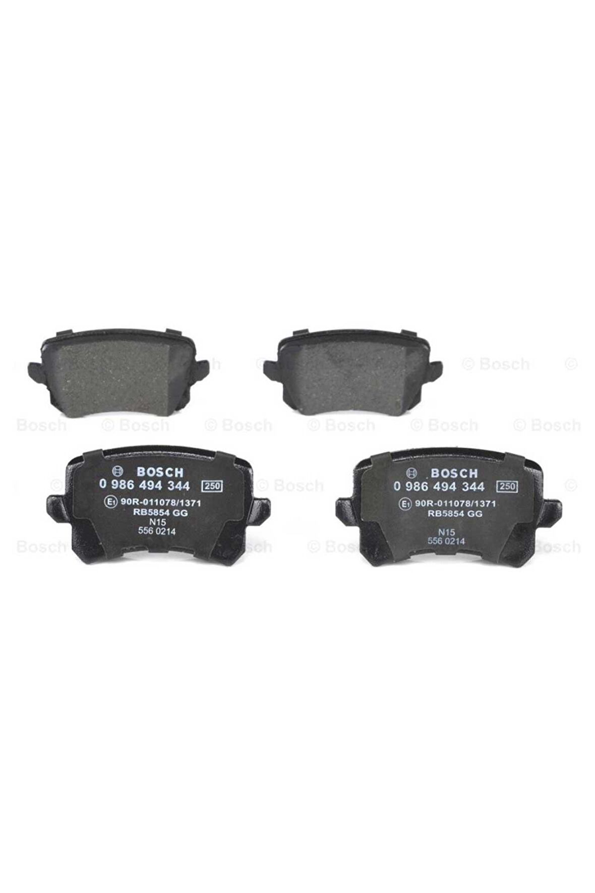 VW Passat B6 Arka Fren Balatası 2005-2011 Bosch Takım
