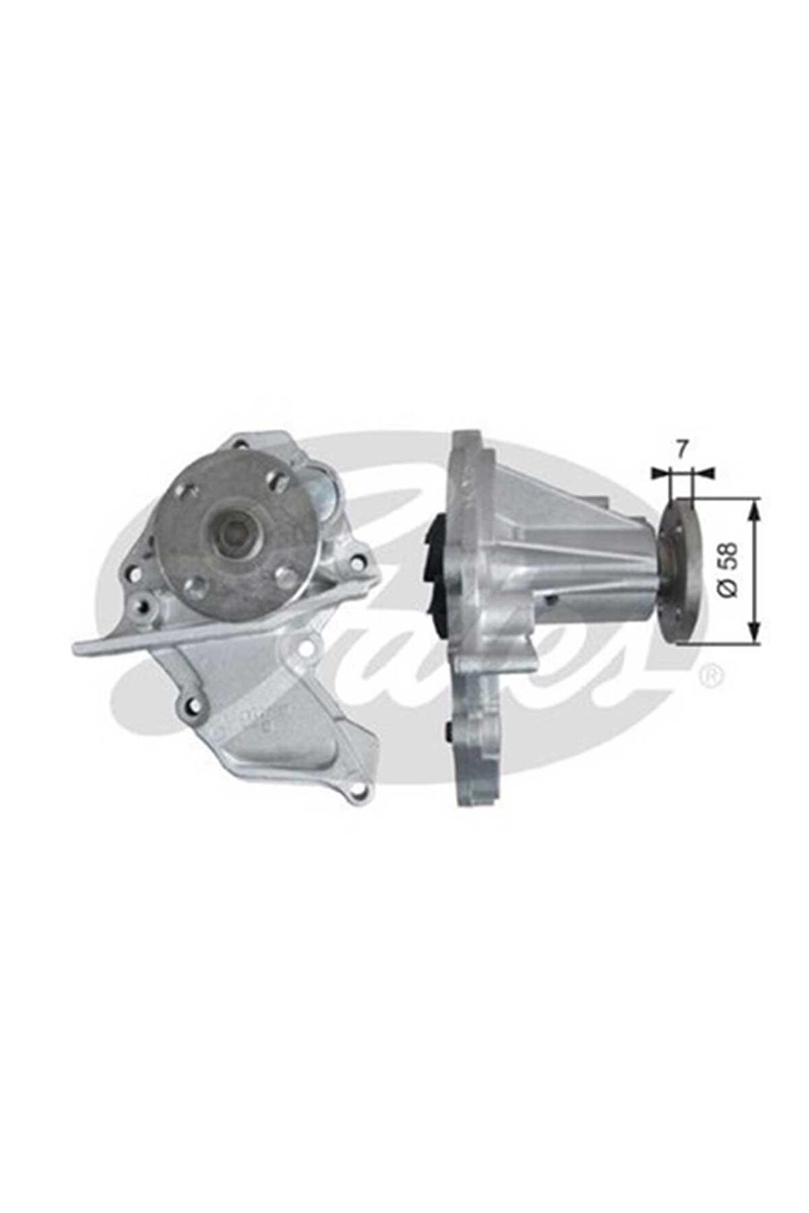 Ford Fiesta 1.4 Benzinli Devirdaim Su Pompası 1996-2001 Gates