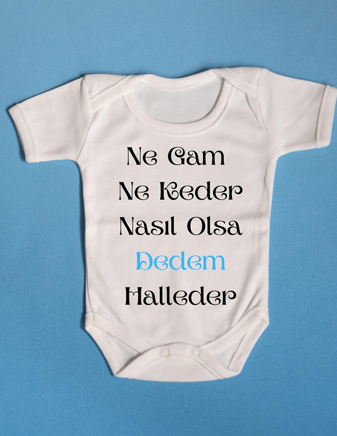 Pamuklu Bebek Zıbını Özel Tasarım Dedem Halleder