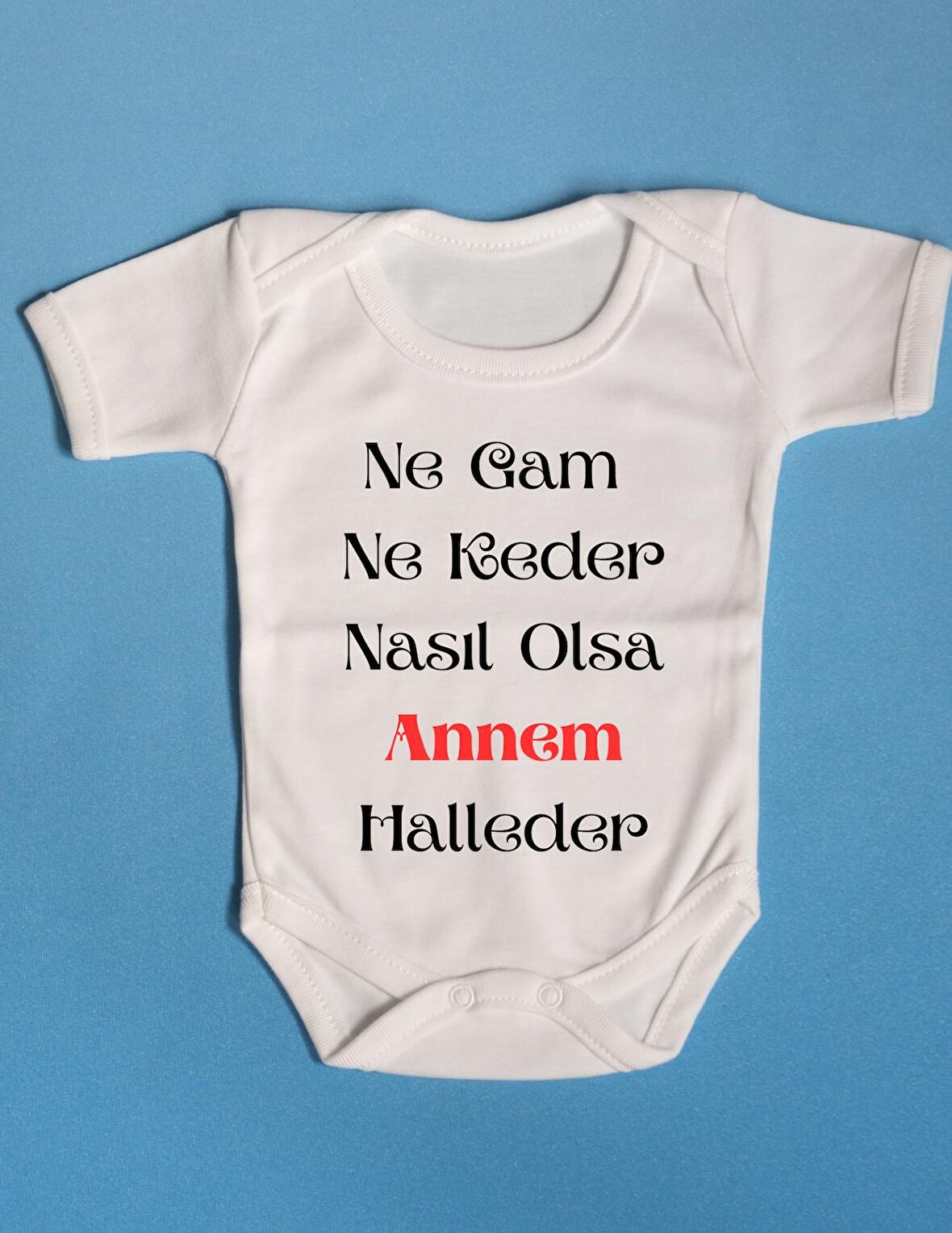 Pamuklu Bebek Zıbını Özel Tasarım Annem Halleder