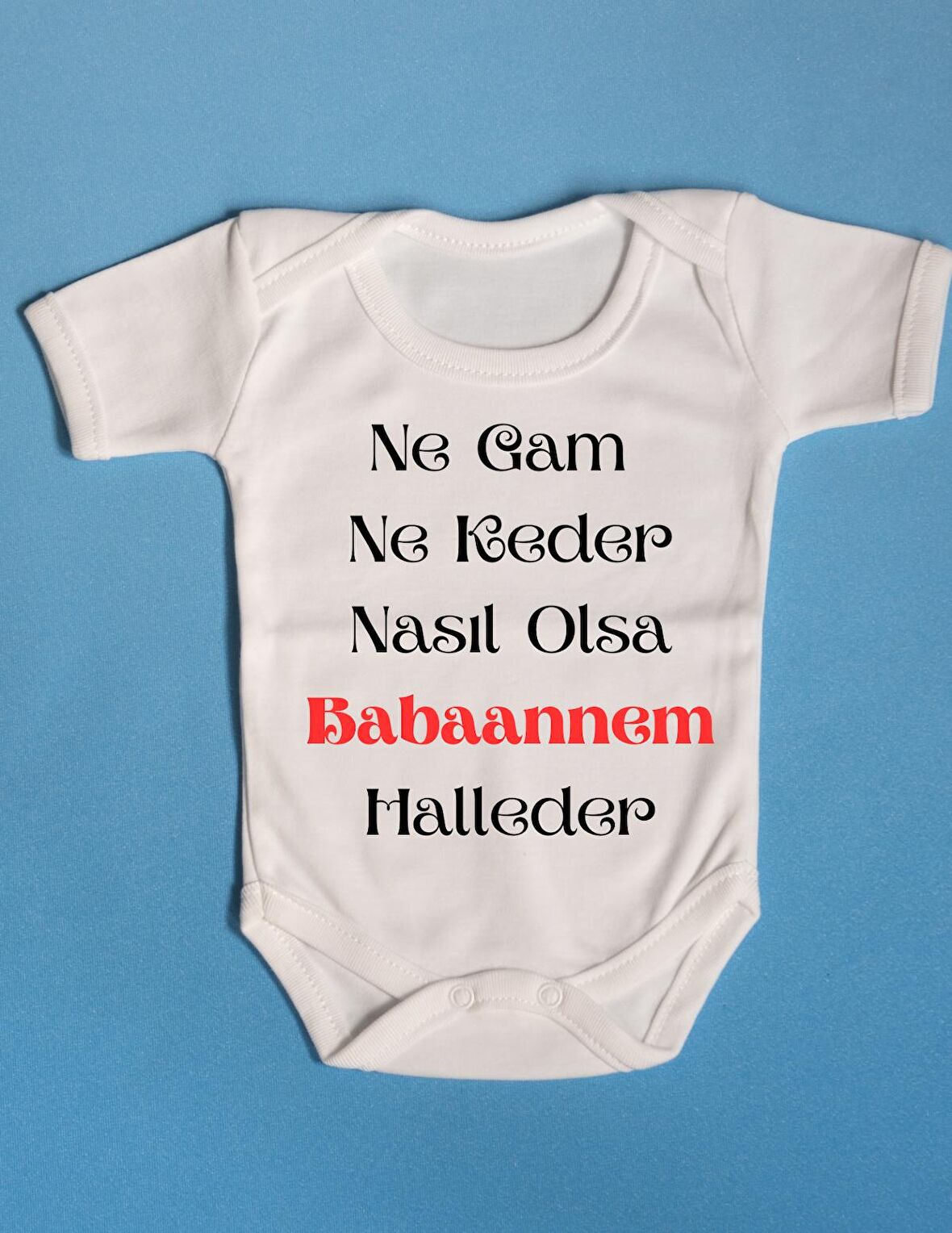 Pamuklu Bebek Zıbını Özel Tasarım Babaannem Halleder