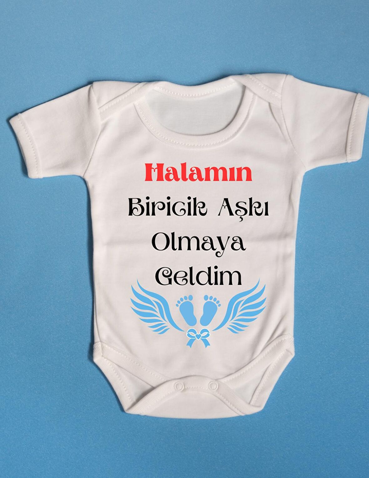 Pamuklu Bebek Zıbını Özel Tasarım Halamın Aşkı
