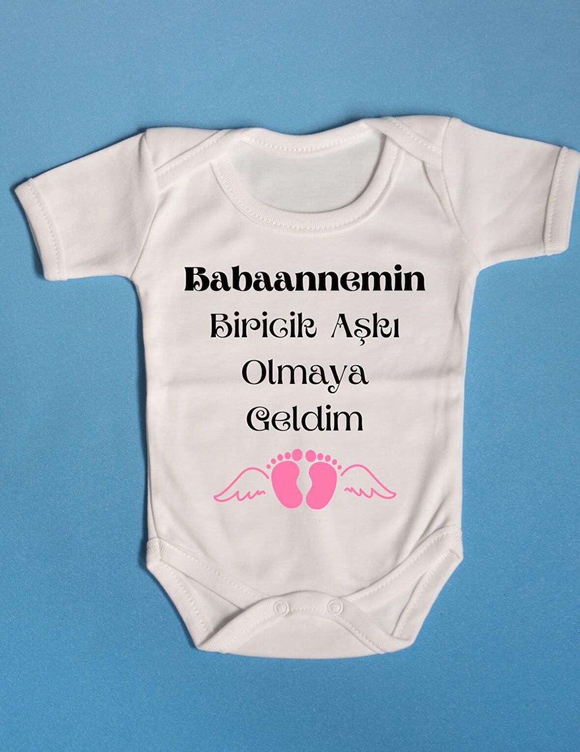 Pamuklu Bebek Zıbını Özel Tasarım Babaannemin Biricik Aşkı