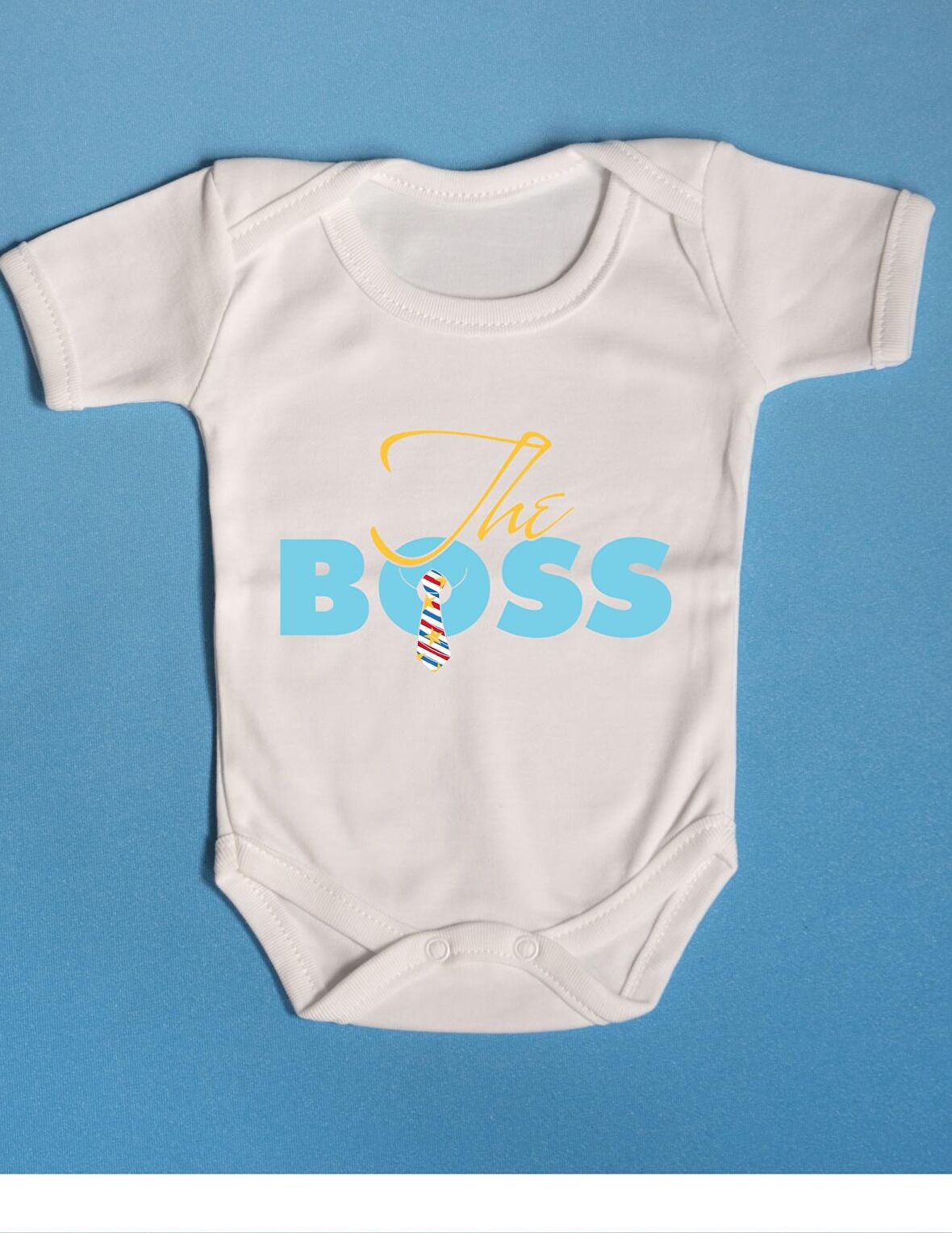 Pamuklu Bebek Zıbını The Boss Yazılı