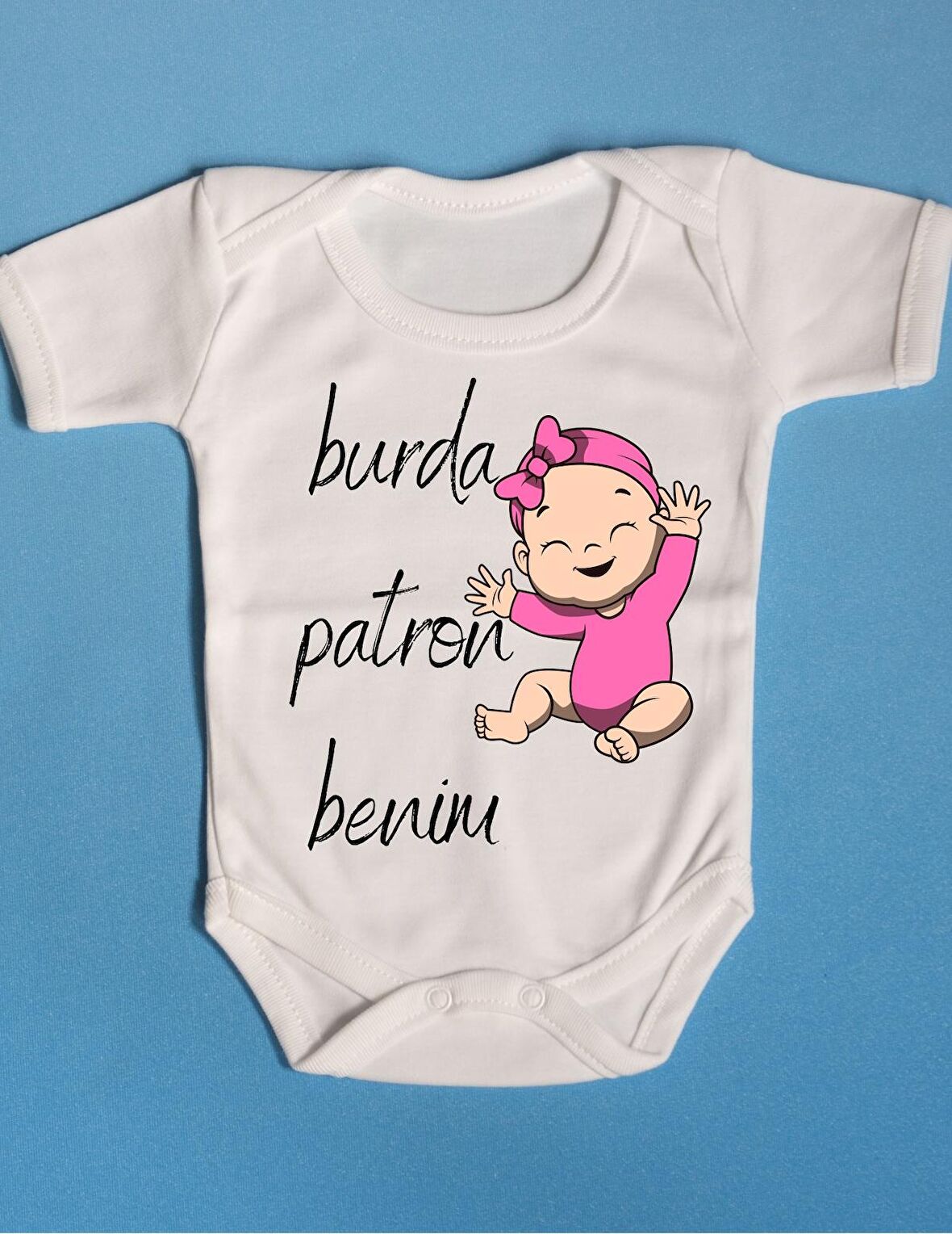 Pamuklu Bebek Zıbını Burda Patron Benim