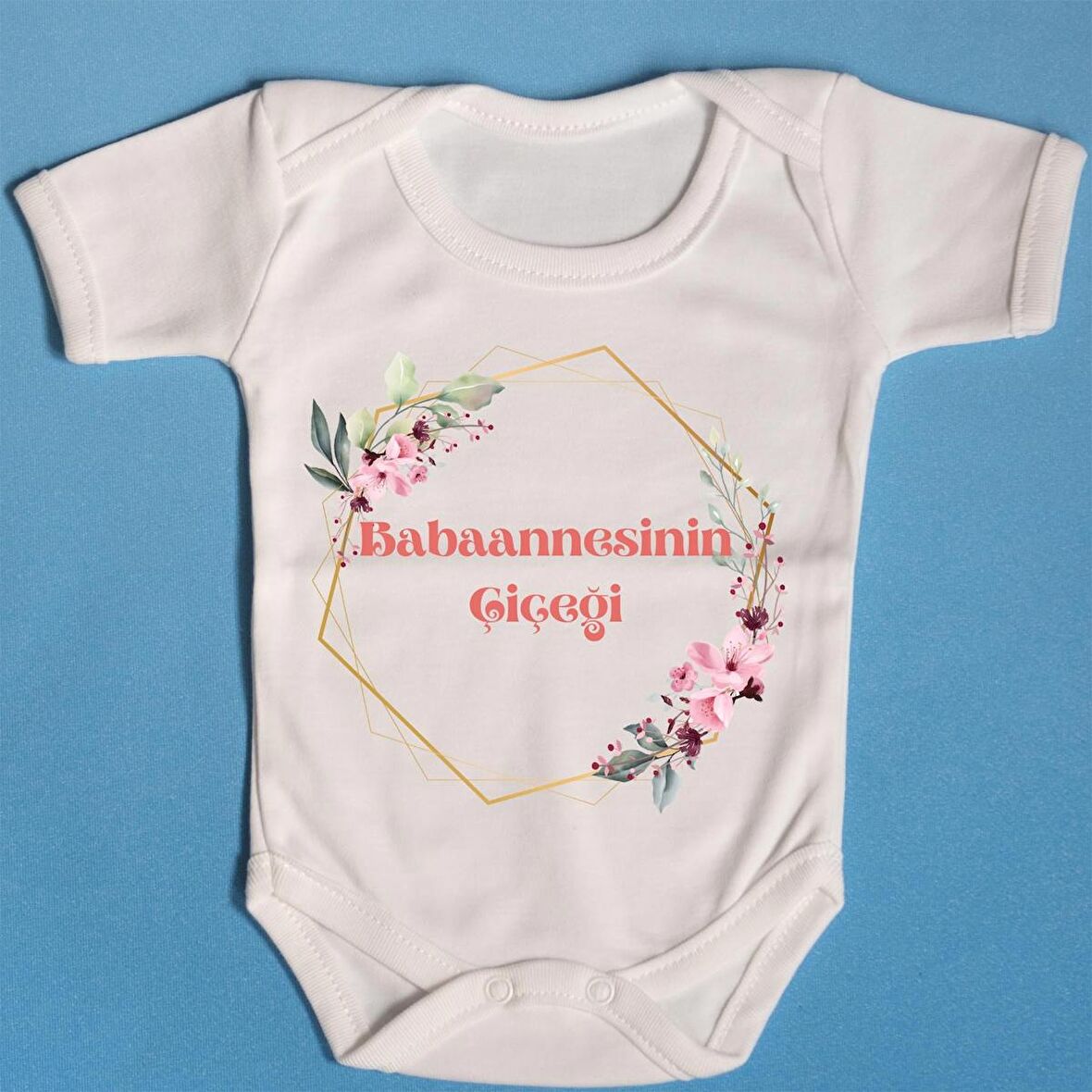 Pamuklu Bebek Zıbını Babaannesinin Çiçeği
