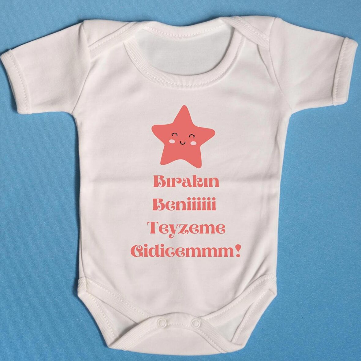 Pamuklu Bebek Zıbını İsme Özel Teyzeme Gidicem