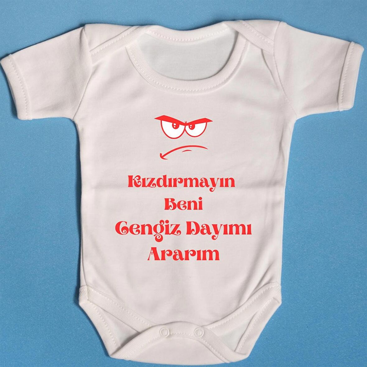 Pamuklu Bebek Zıbını İsme özel Dayımı Ararım