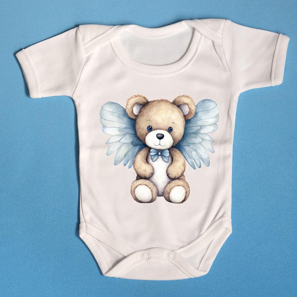 Organik Bebek Zıbını Ayıcıklı Tasarım 017