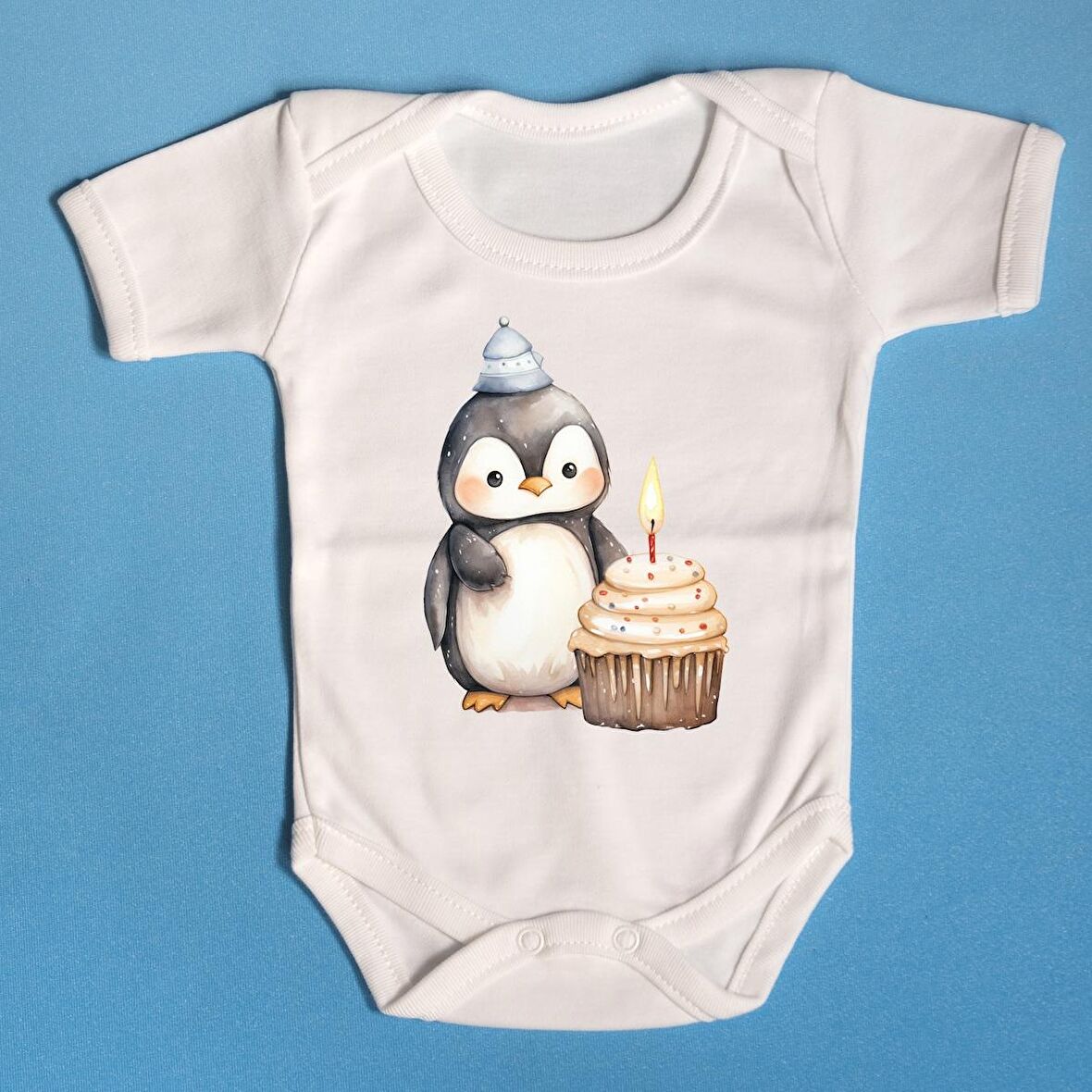 Organik Pamuklu Bebek Zıbını Özel Tasarım 012