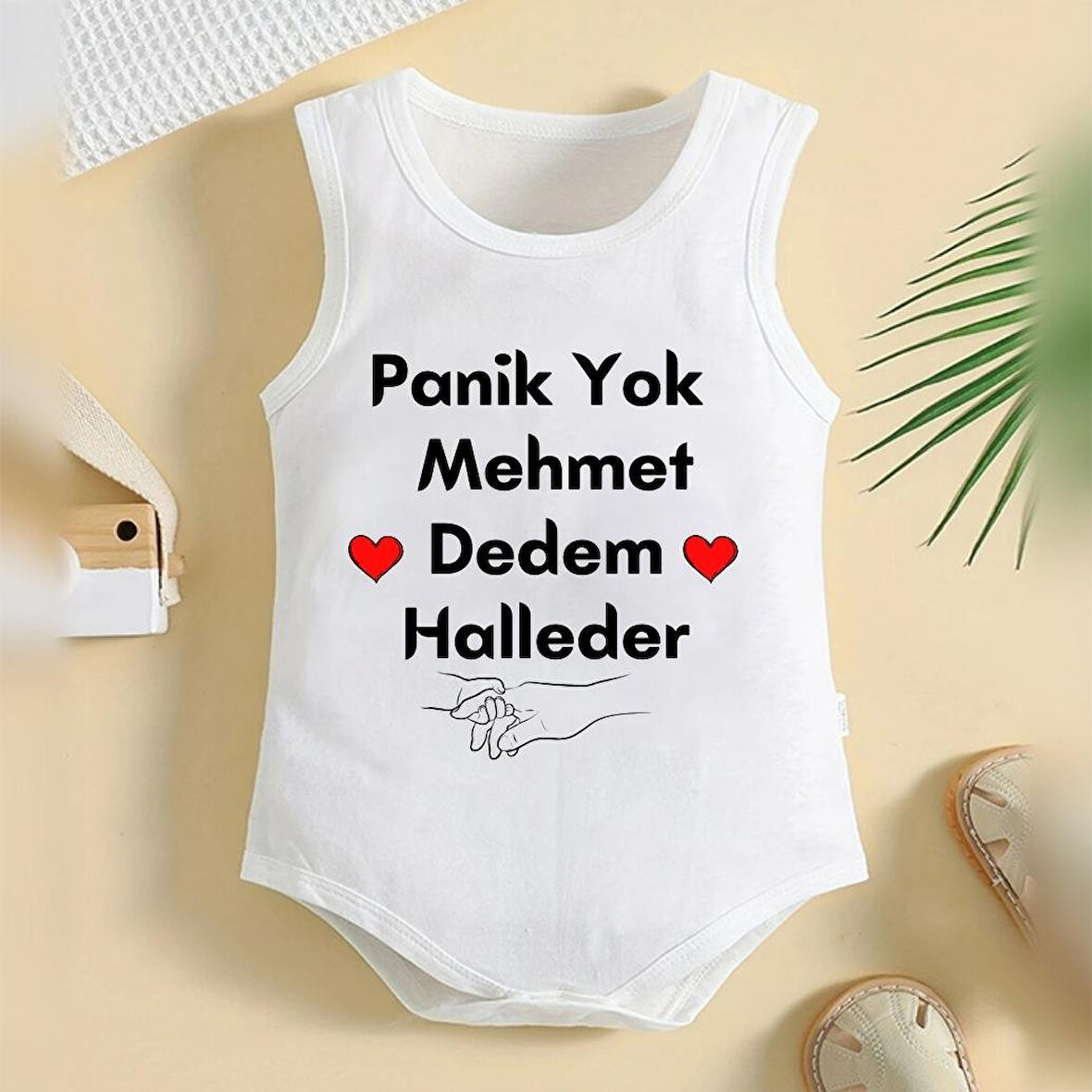 %100 Pamuklu Organik Baskılı Premium Çıtçıtlı Bebek Body Atlet Zıbın 00363