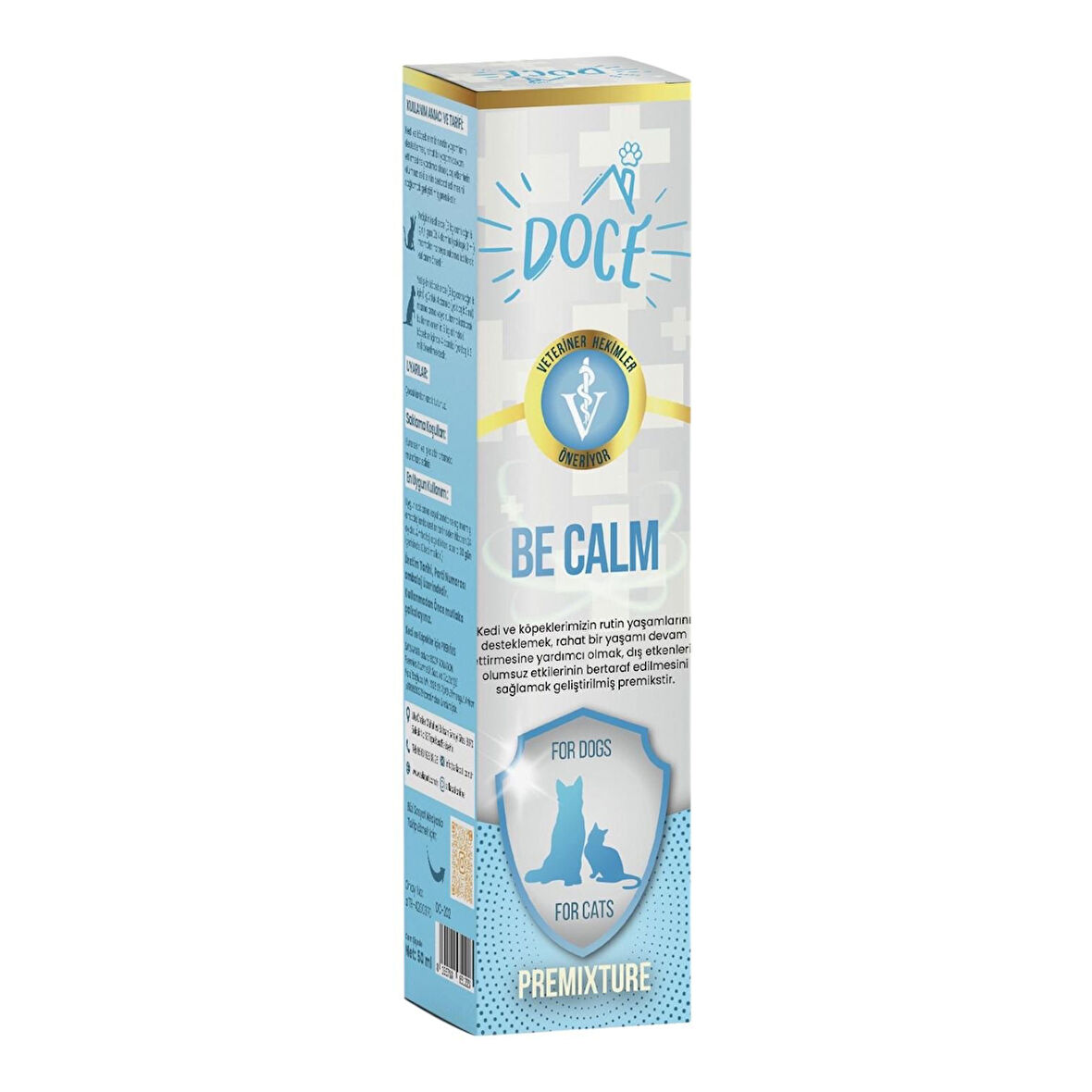 Doce Kedi KÖpek BeCalm Calming (Valerian) Sakinleştirici Damla 50 ML