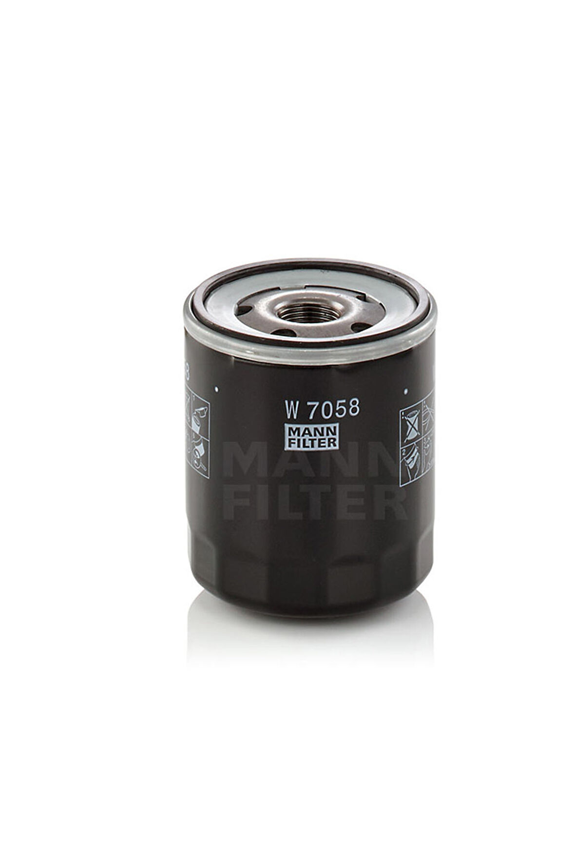 Citroen C3 1.2 PureTech Benzinli Yağ Filtresi 2016-2022 Mann Filter