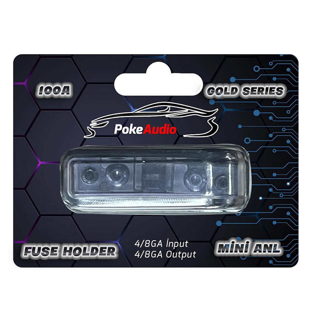 Oto Anfi Sigorta 100A 4/8GA Pokeaudio PK-5241