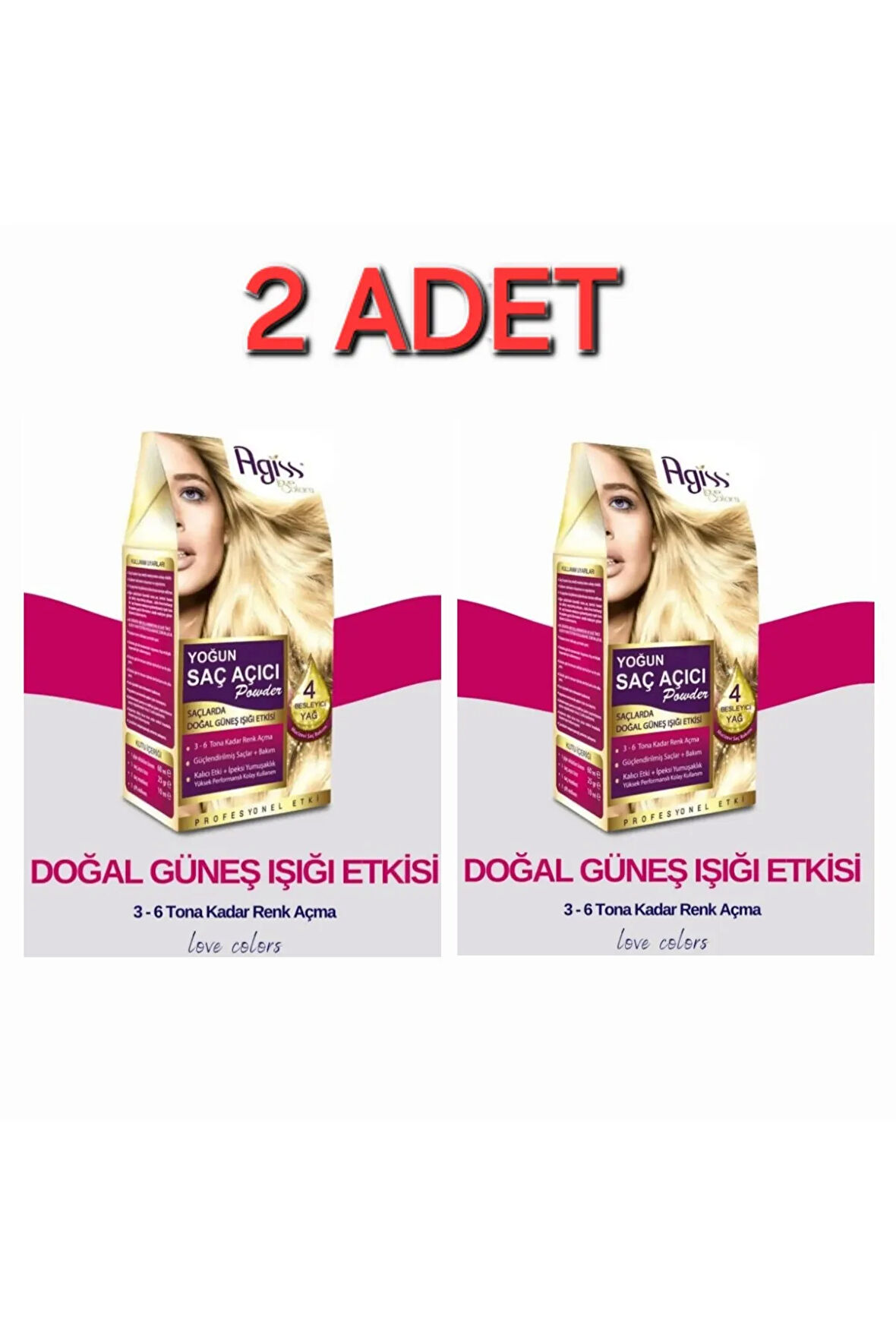 2 ADET AGİSSS YOĞUN SAÇ AÇICI POWDER