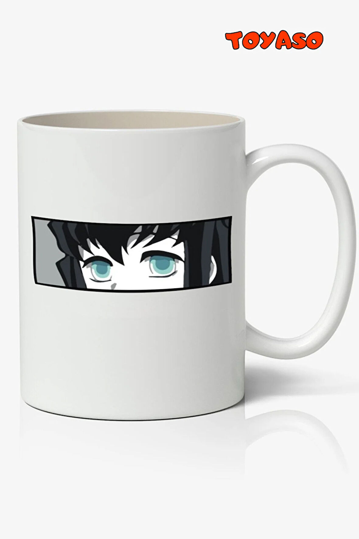 Demon Slayer Muichiro Tokito Kişiye Özel Anime Temalı Beyaz Kupa Bardak Sevgiliye Arkadaşa Hediye