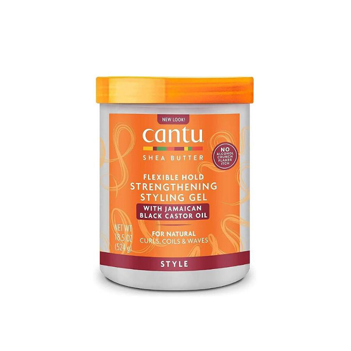 Cantu Kıvırcık, Dalgalı Saçlar Esnek Tutuşlu Şekillendirici  Saç Jölesi 524g – Jamaican Hint Yağı İçerikli