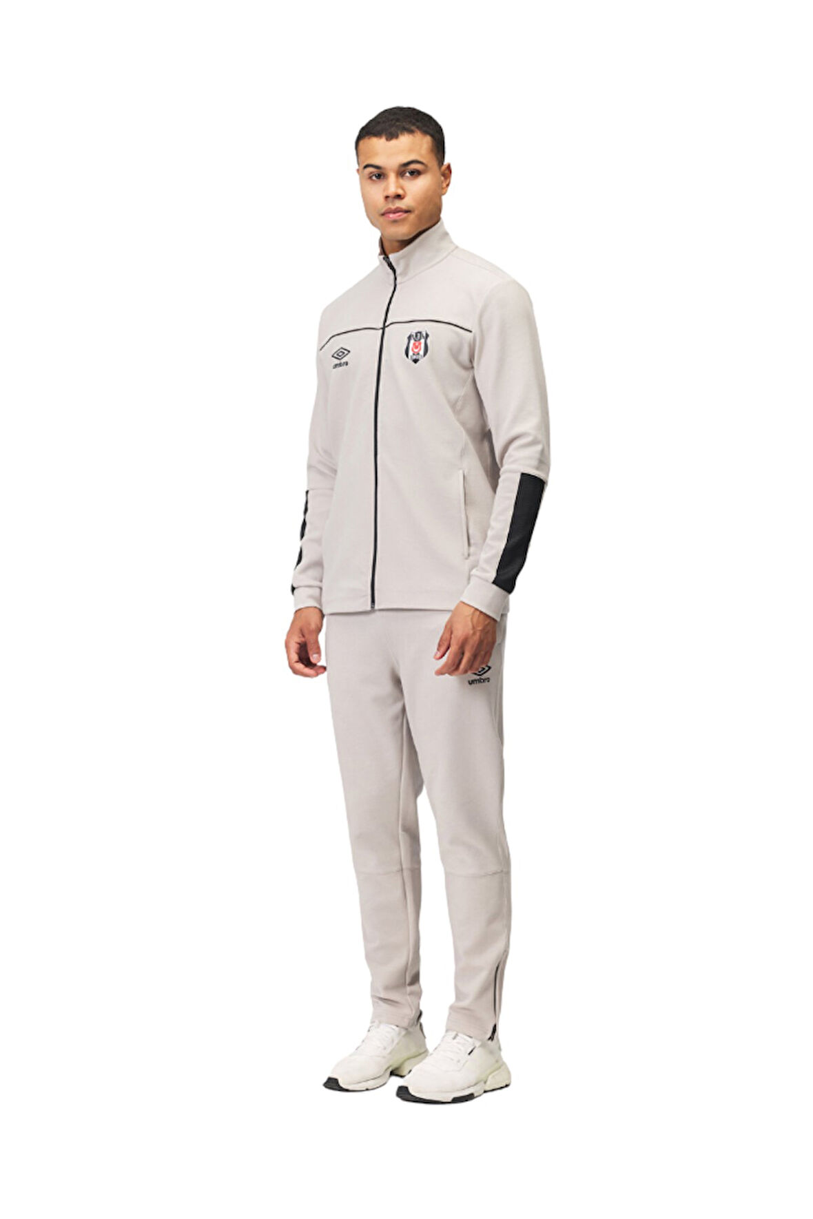 Beşiktaş Orjinal Lisanslı Umbro 25/26 Sezon Alt-Üst Gri Eşofman Takımı