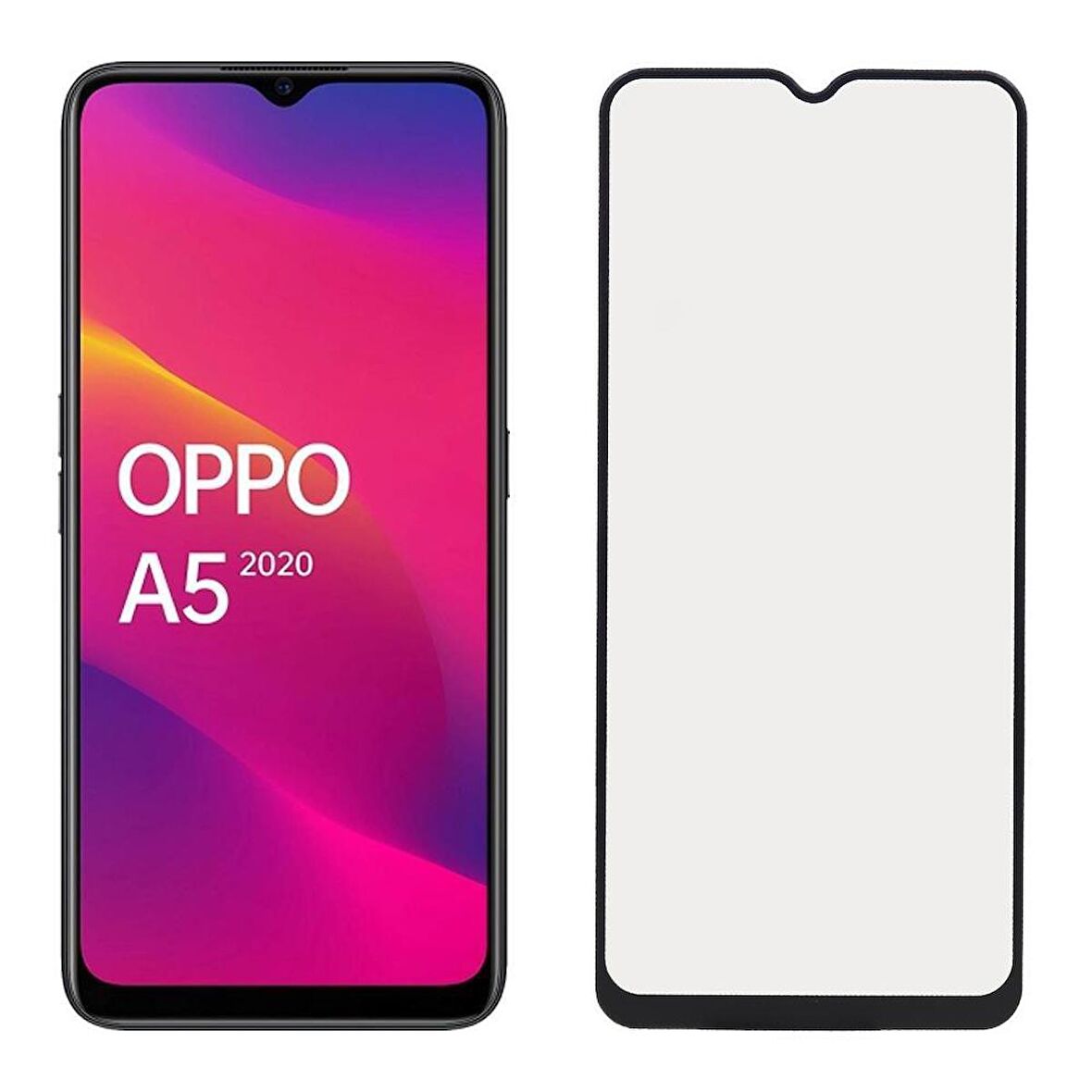 Oppo A5 2020 Akfa Metalik Şeffaf Ekran Koruyucu