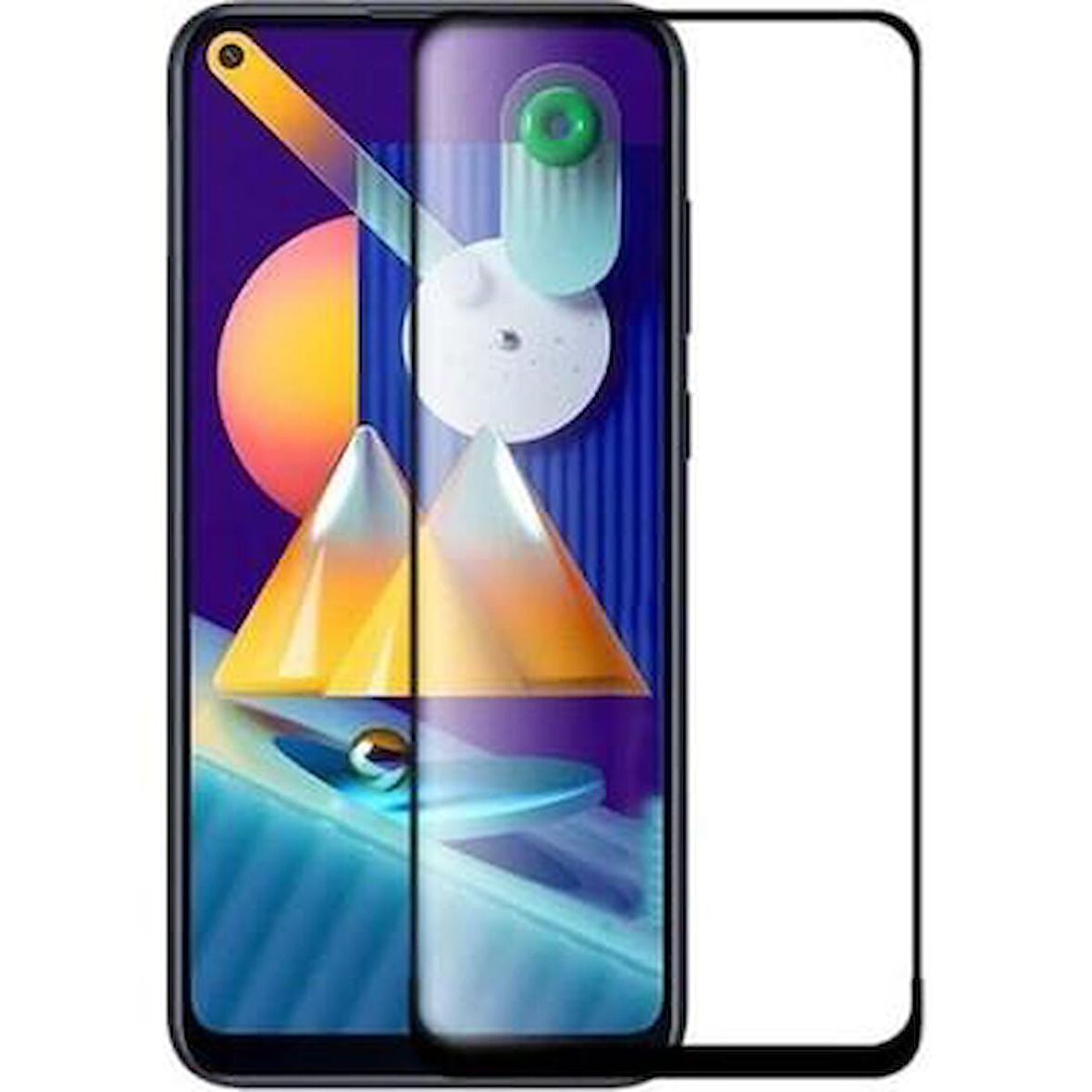 Samsung Galaxy M11 Akfa Metalik Şeffaf Ekran Koruyucu