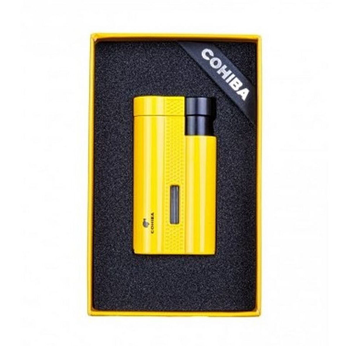 CCM0652 Jet 3 Torch Punchlu Puro Çakmağı Sarı