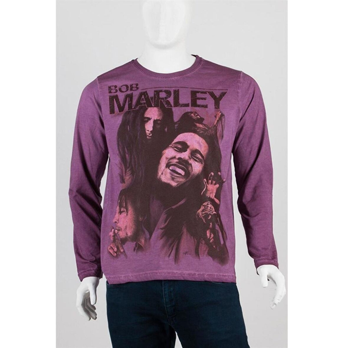 Bob Marley Unisex Pamuklu Regular Fit Tişört X-Large