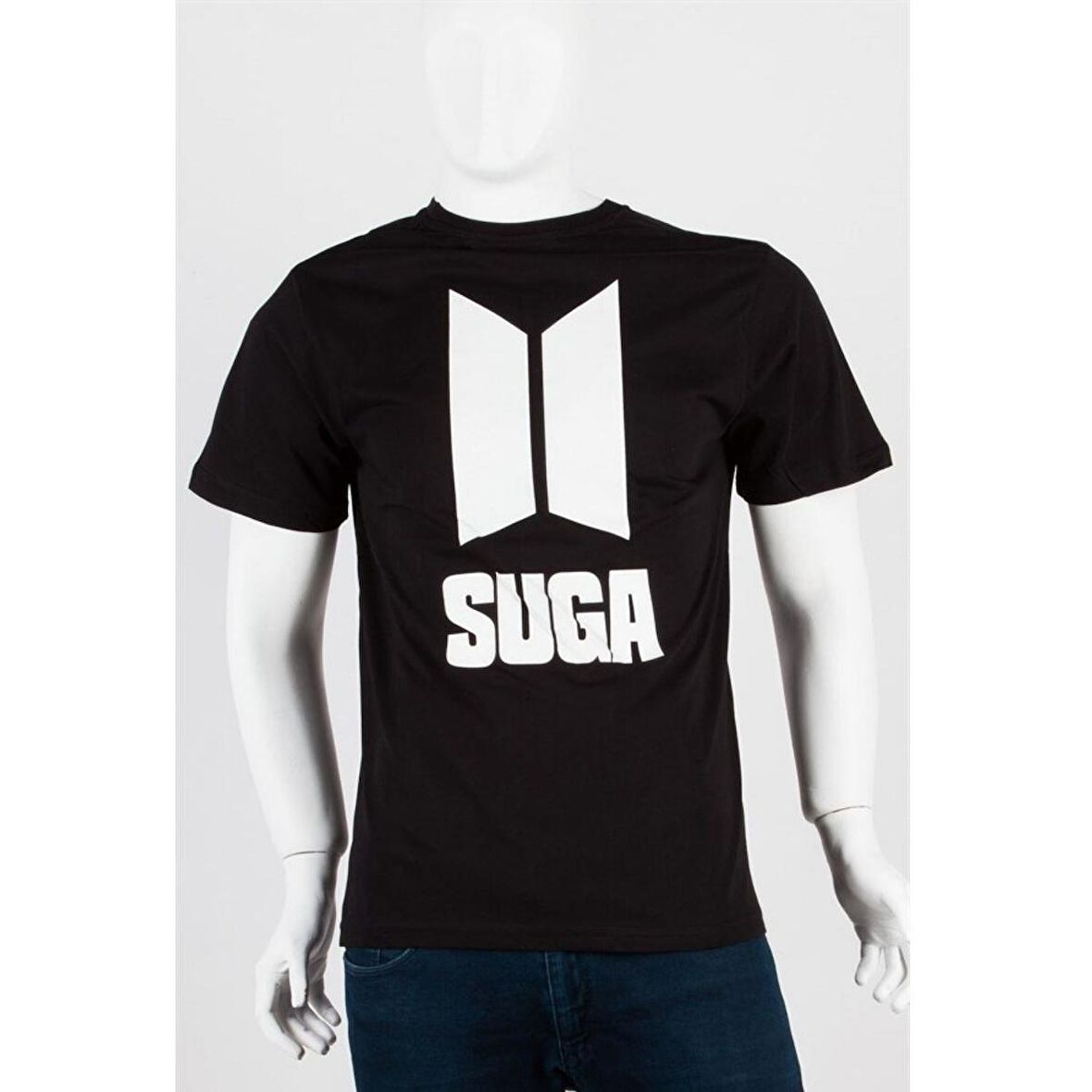 BTS Suga Unisex Pamuklu Regular Fit Tişört X-Large