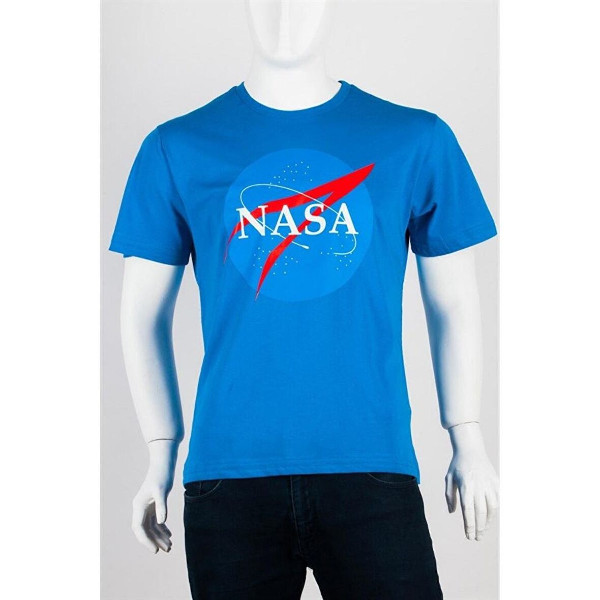 Nasa Unisex Pamuklu Regular Fit Tişört Small