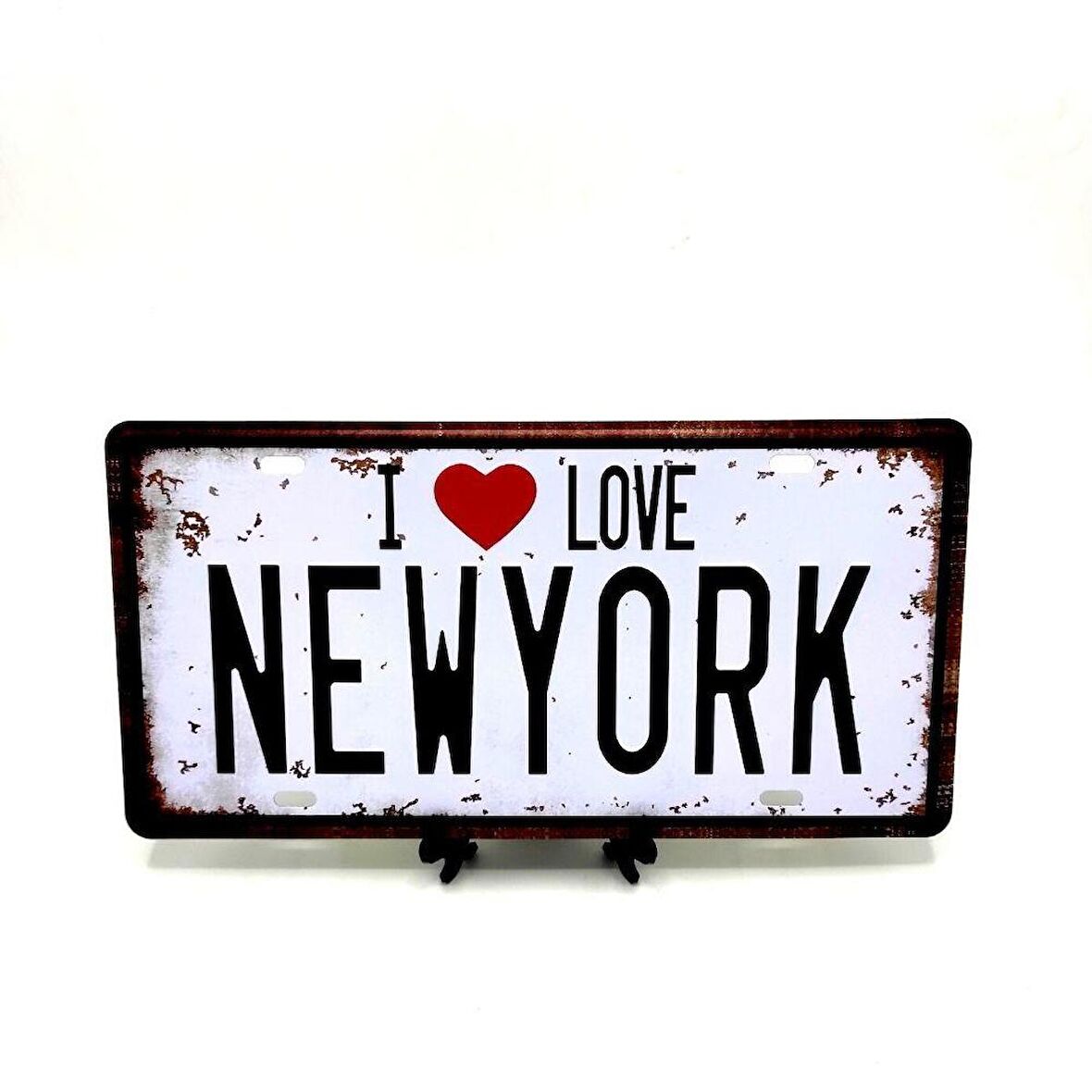 Dekoratif Plaka I Love New York