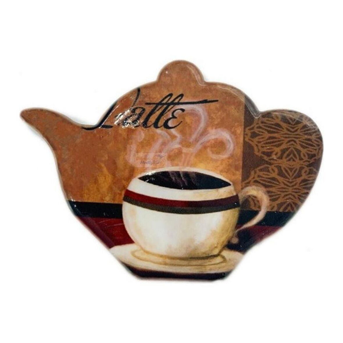 Latte Temalı Buzdolabı Magneti