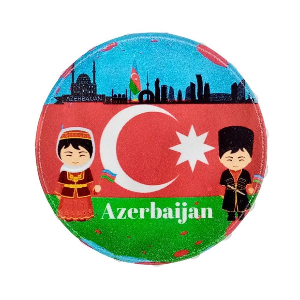 Azerbaycan Temalı Magnet Kapak Açacak